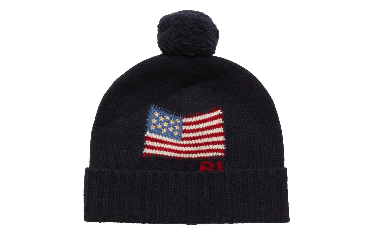 ralph lauren pom pom hat