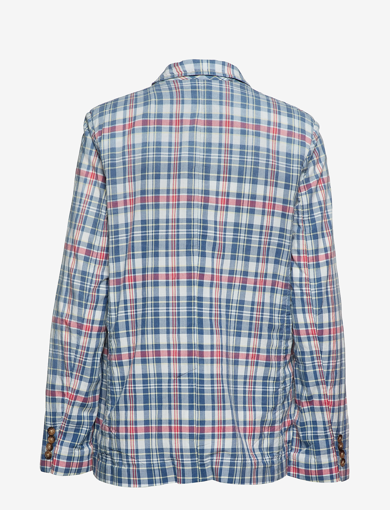 polo ralph lauren madras blazer