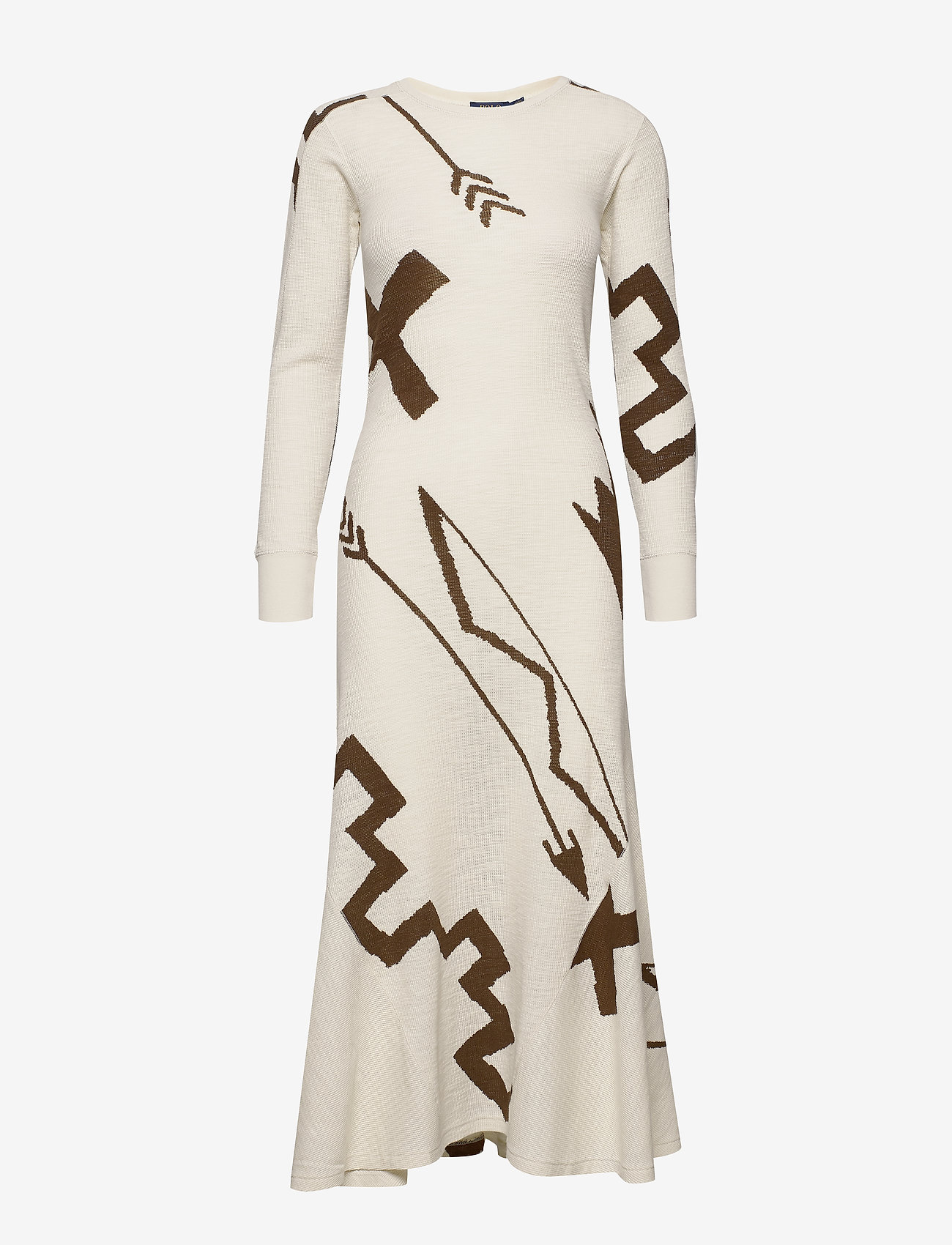 cotton maxi dress with sleeves