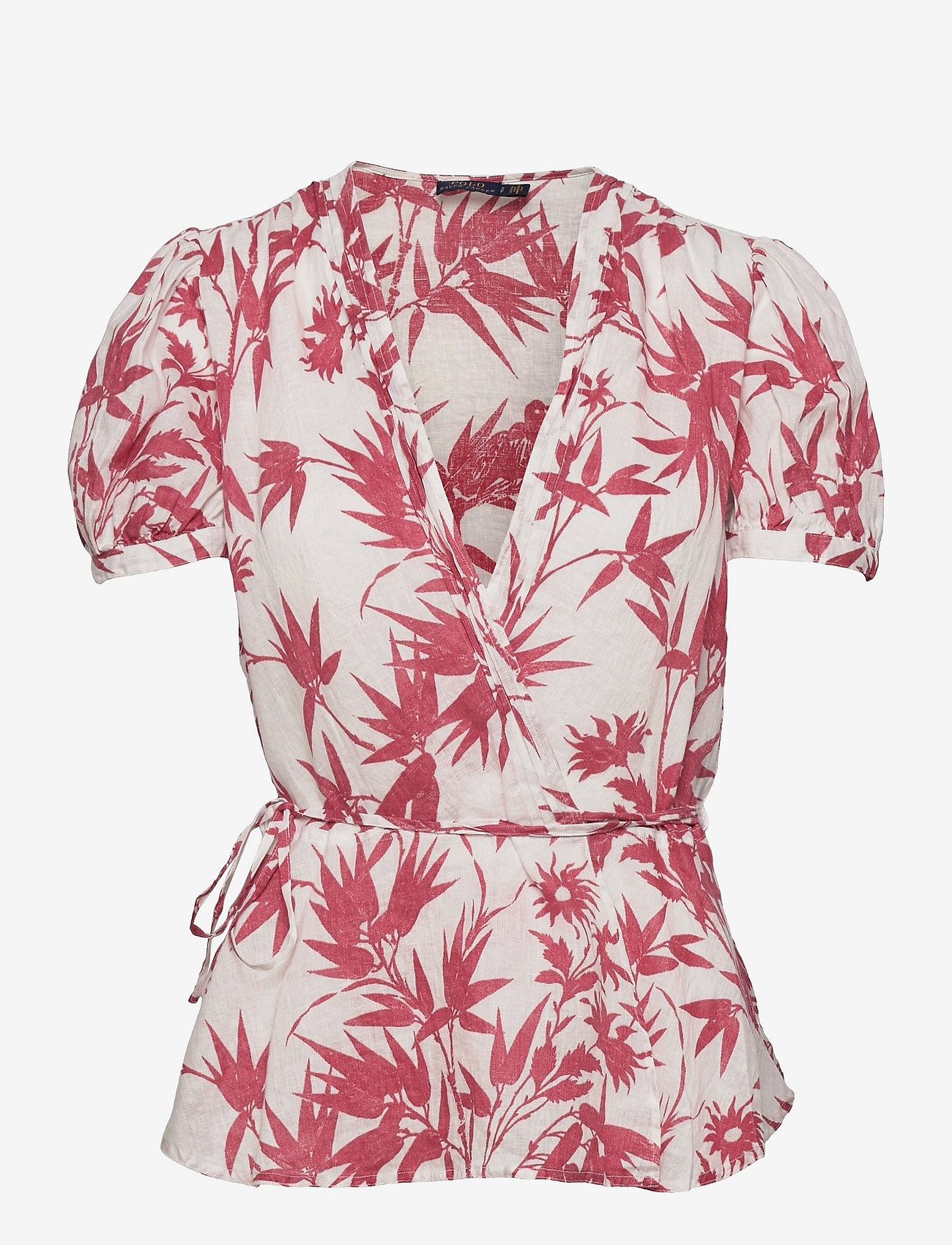 Polo Ralph Lauren - SS GAGA TP-SHORT SLEEVE-SHIRT - short-sleeved blouses - 1028 magpie flora - 0