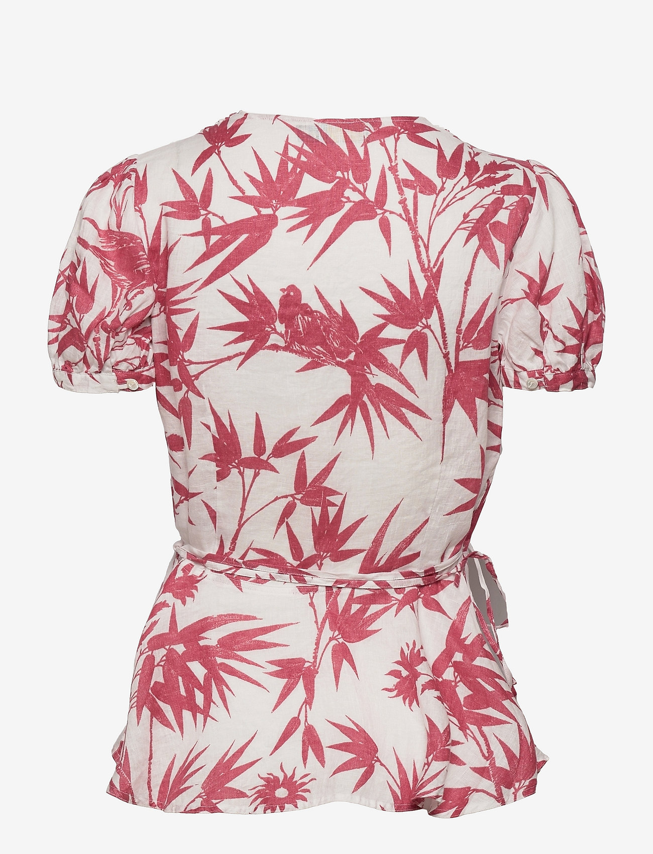Polo Ralph Lauren - SS GAGA TP-SHORT SLEEVE-SHIRT - short-sleeved blouses - 1028 magpie flora - 1