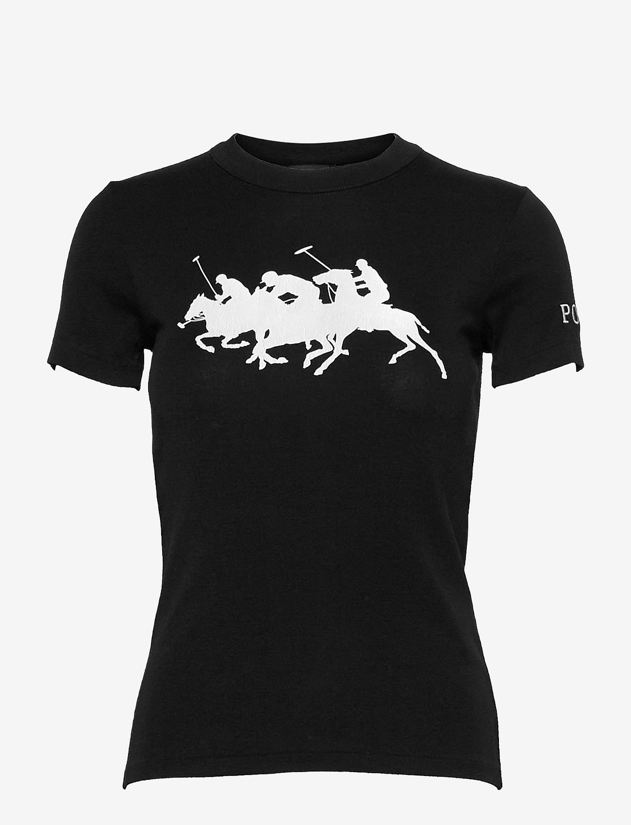 Polo Ralph Lauren - HRD SS TEE-SHORT SLEEVE-T-SHIRT - t-shirts - polo black - 0