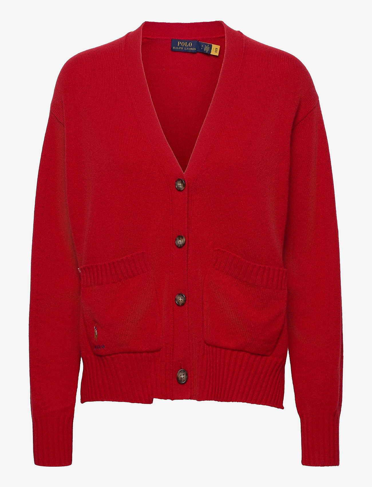 Polo Ralph Lauren - Wool-Blend Buttoned Cardigan - cardigans - carriage red - 0
