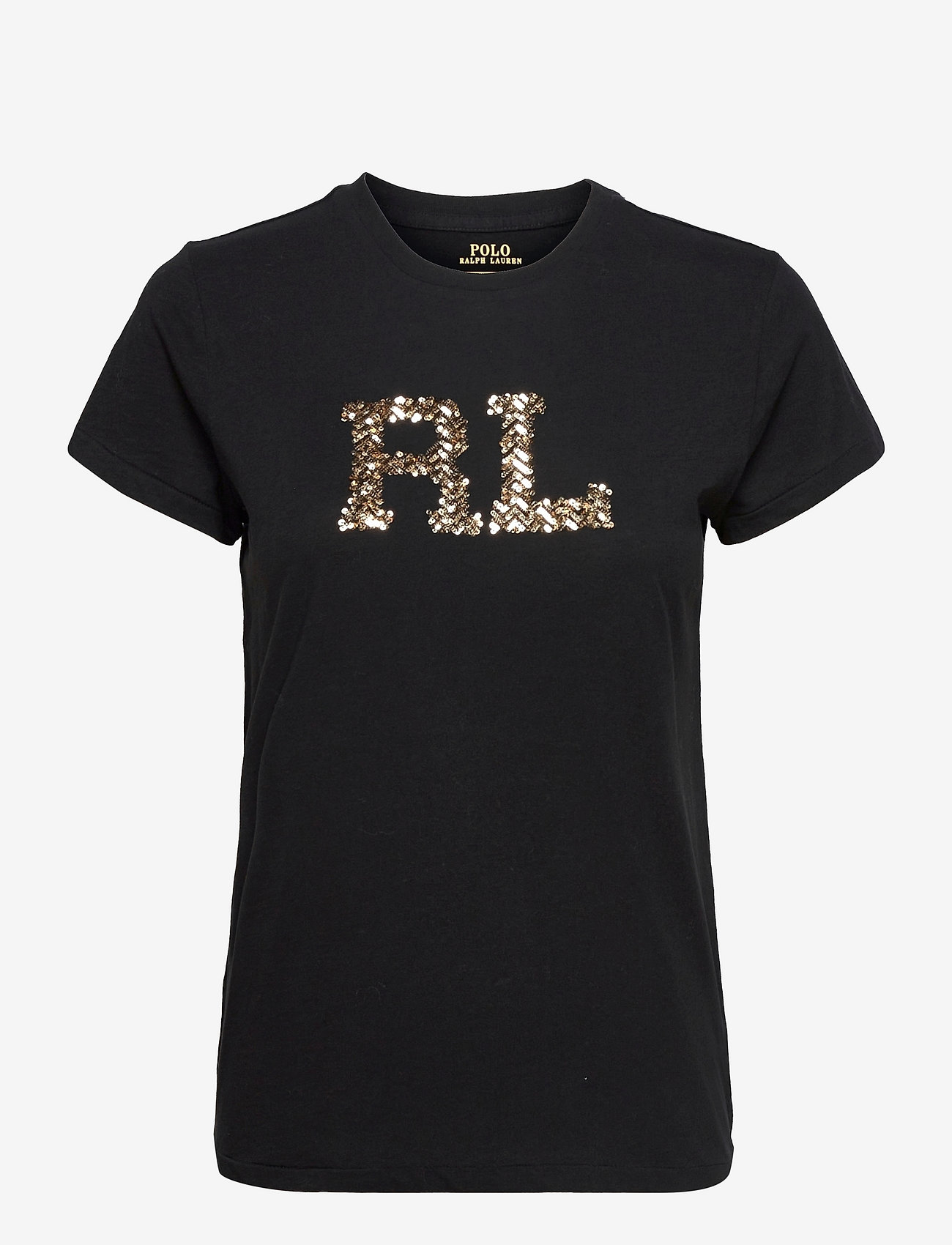 Polo Ralph Lauren Sequined-logo Jersey Tee - T-shirts & Tops | Boozt.com