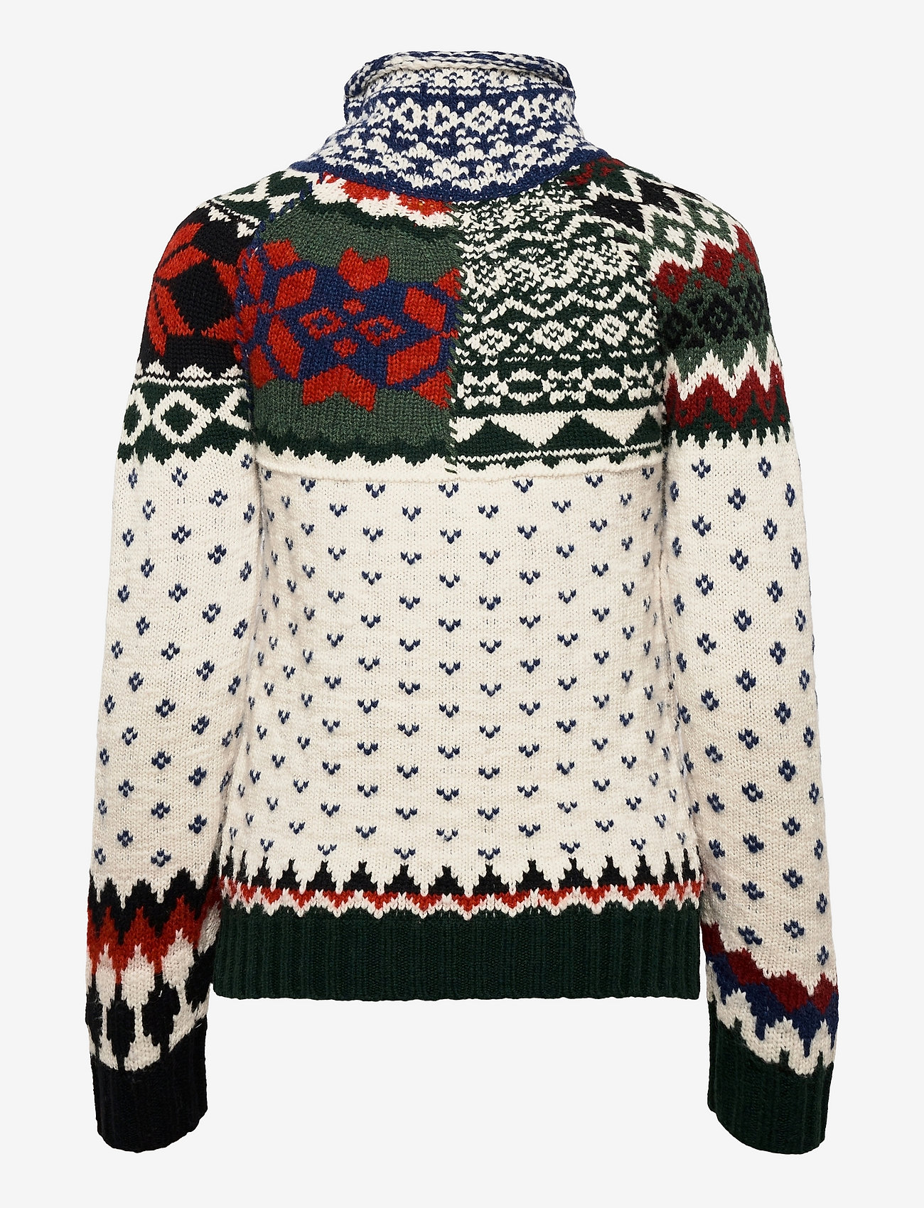 Polo Ralph Lauren - Fair Isle Turtleneck Sweater - turtlenecks - cream multi - 1