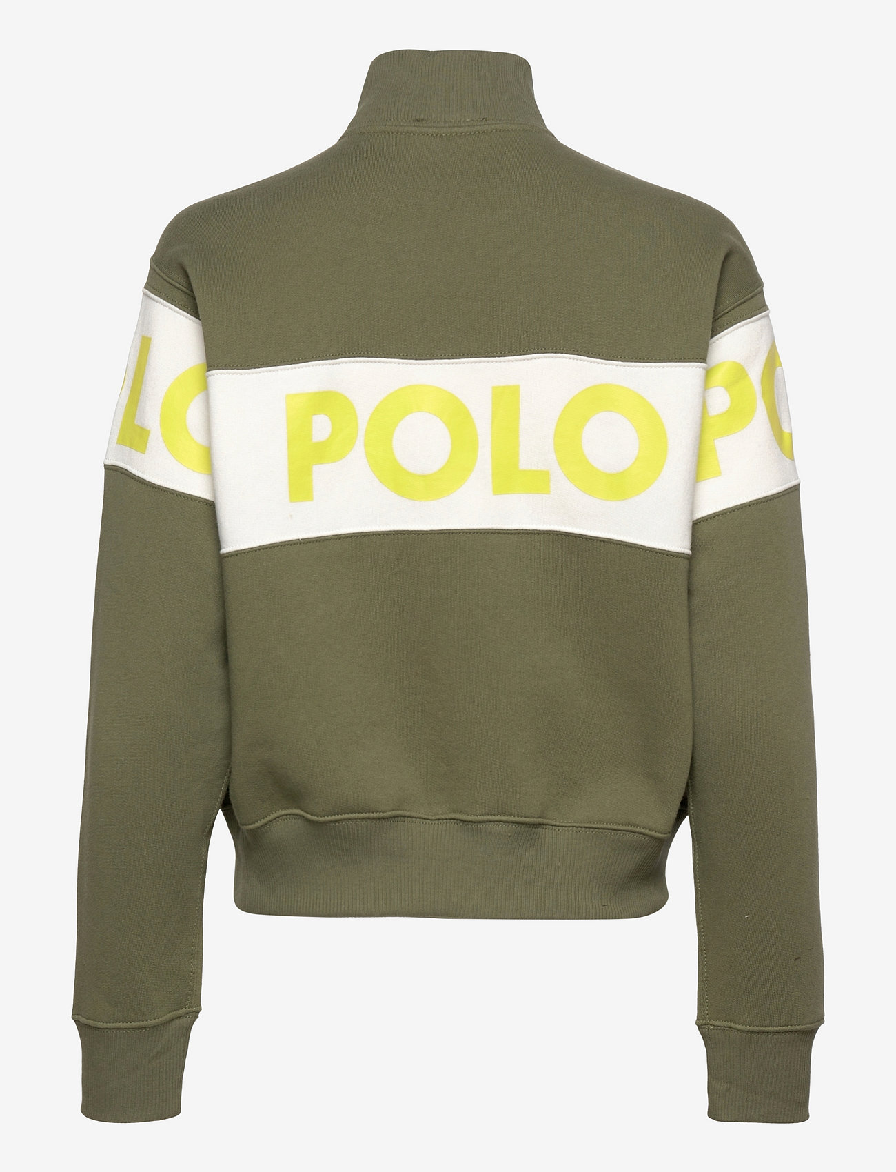 polo ralph lauren icon logo half zip sweatshirt