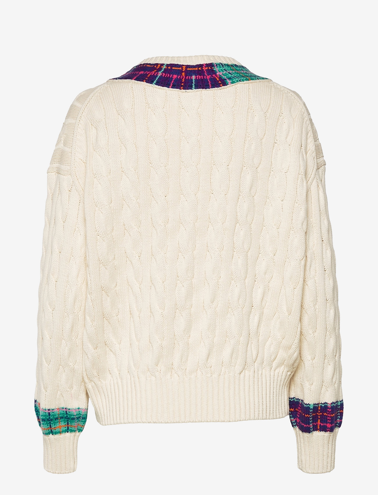 ralph lauren plaid sweater