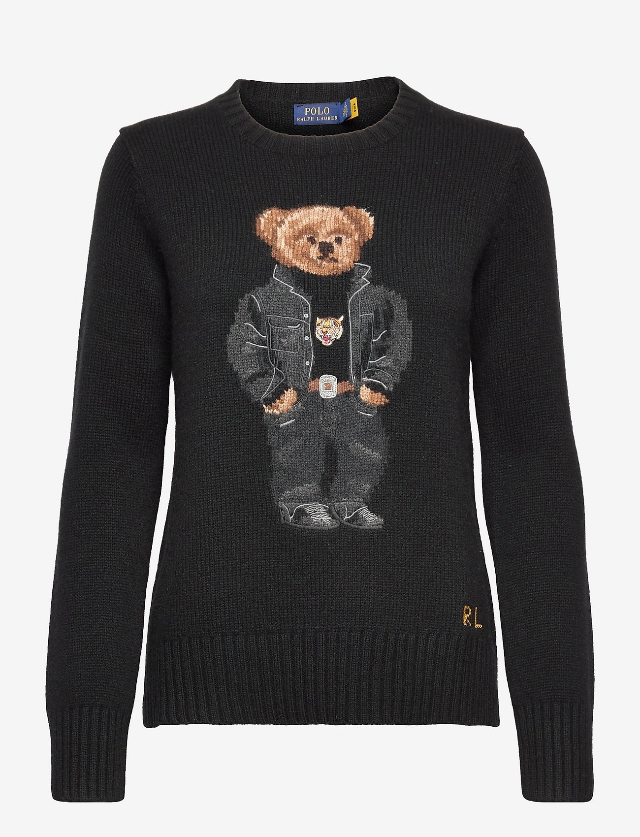Polo Ralph Lauren - Lunar New Year Polo Bear Sweater - jumpers - black multi - 0