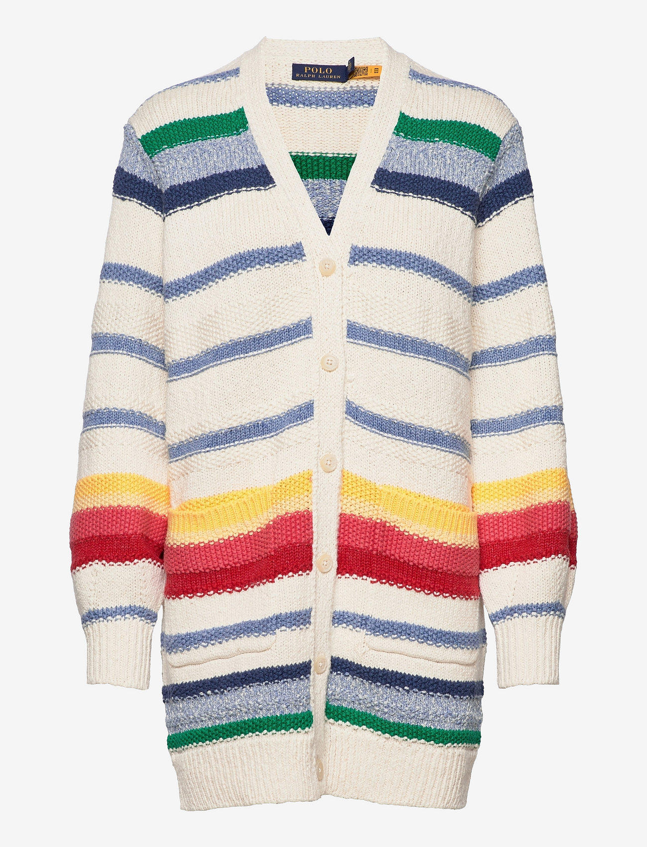 ralph lauren striped cardigan