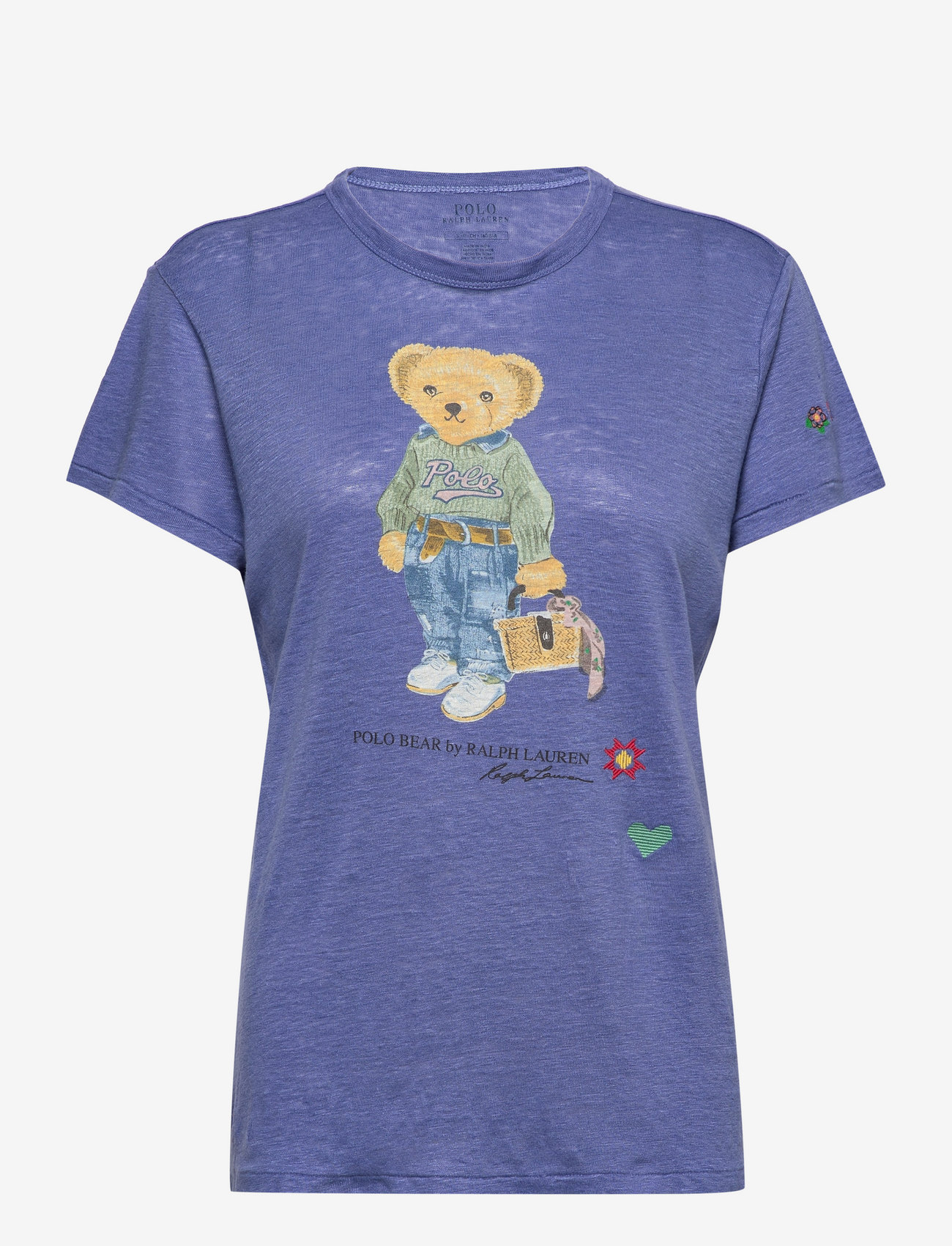 light blue polo bear shirt