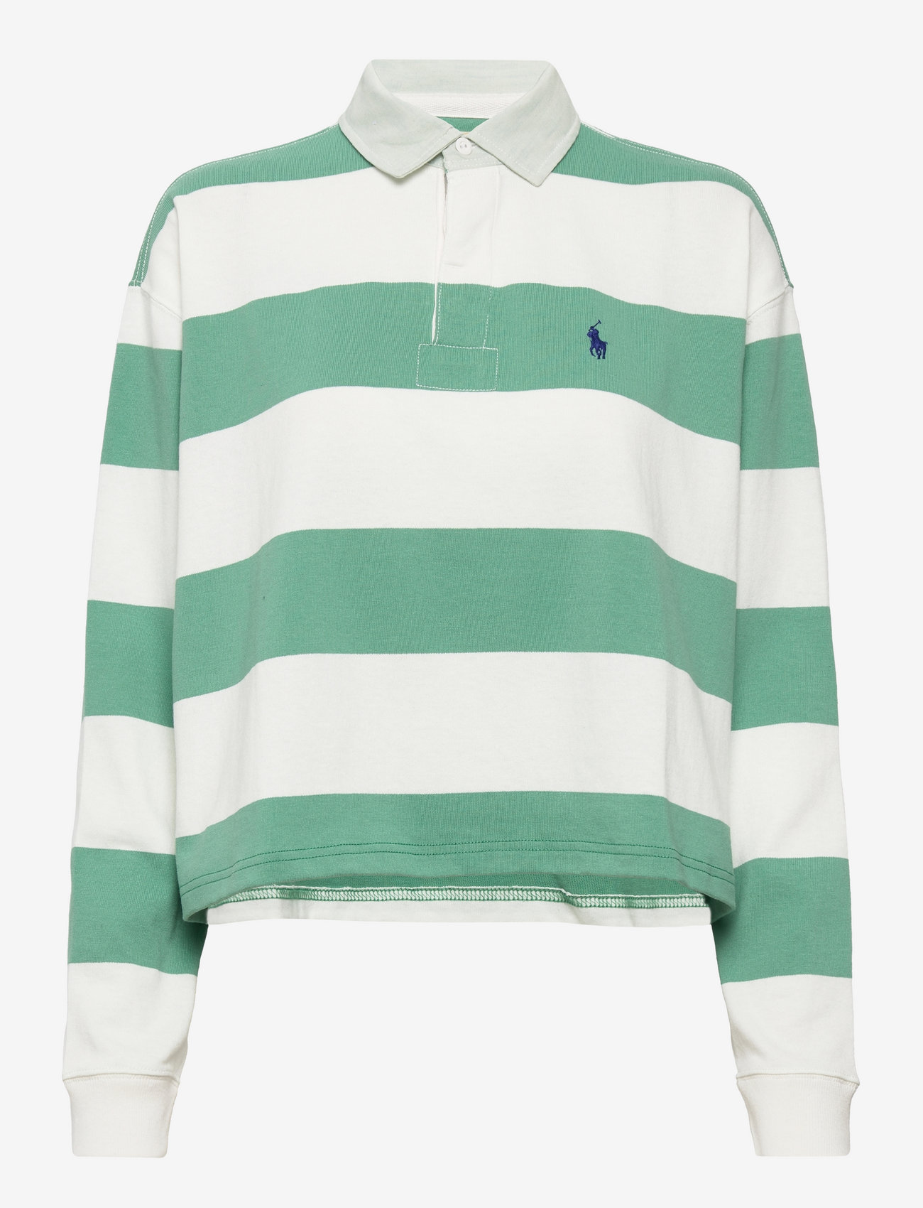 ralph lauren cropped rugby shirt