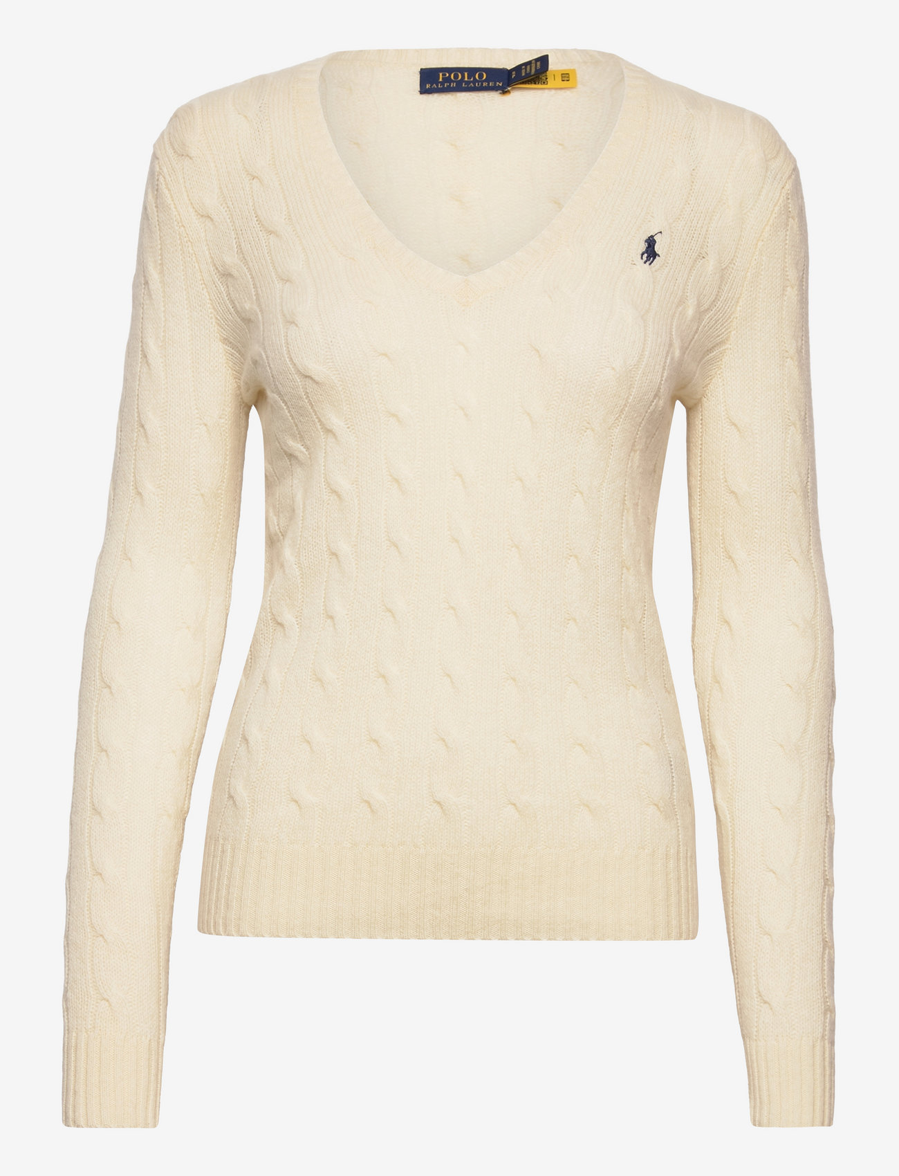 polo cashmere v neck sweater