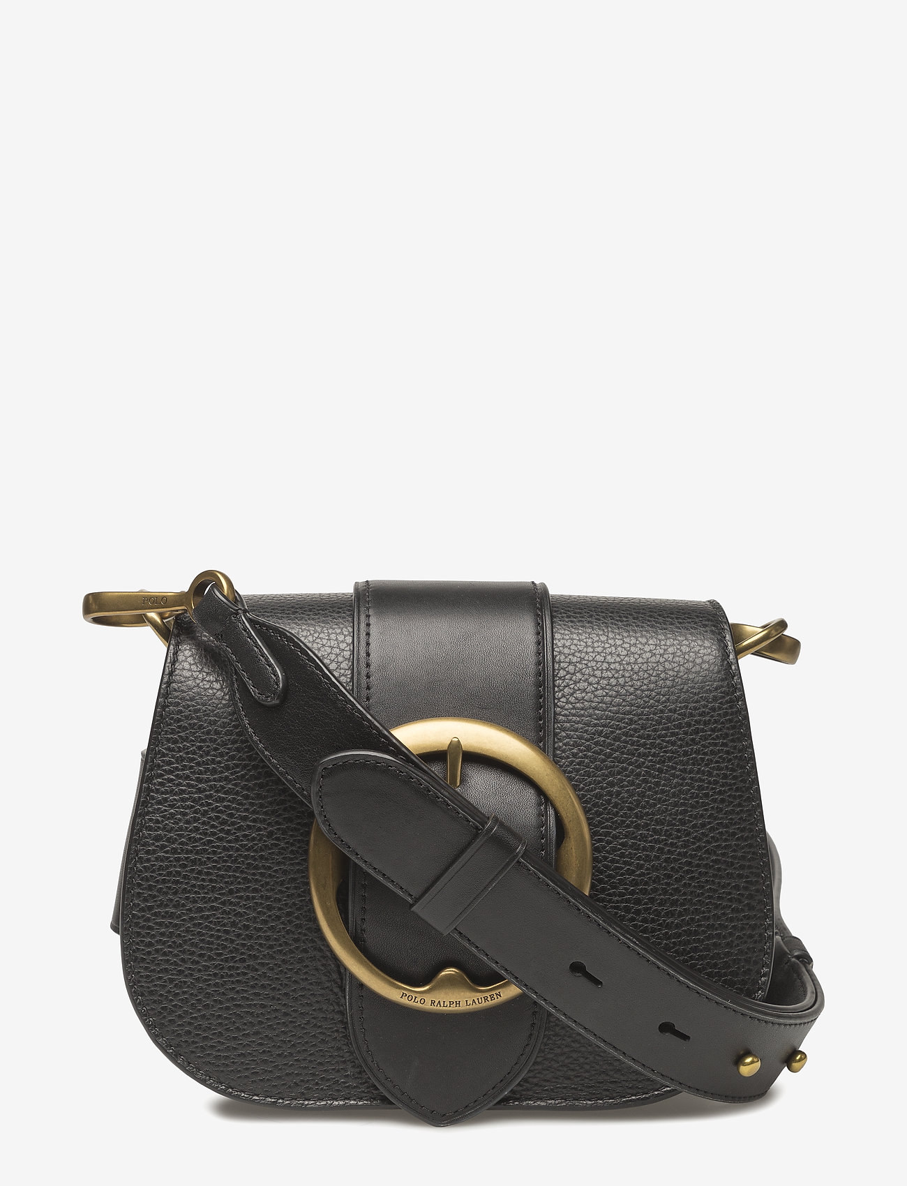 ralph lauren pebbled leather bag