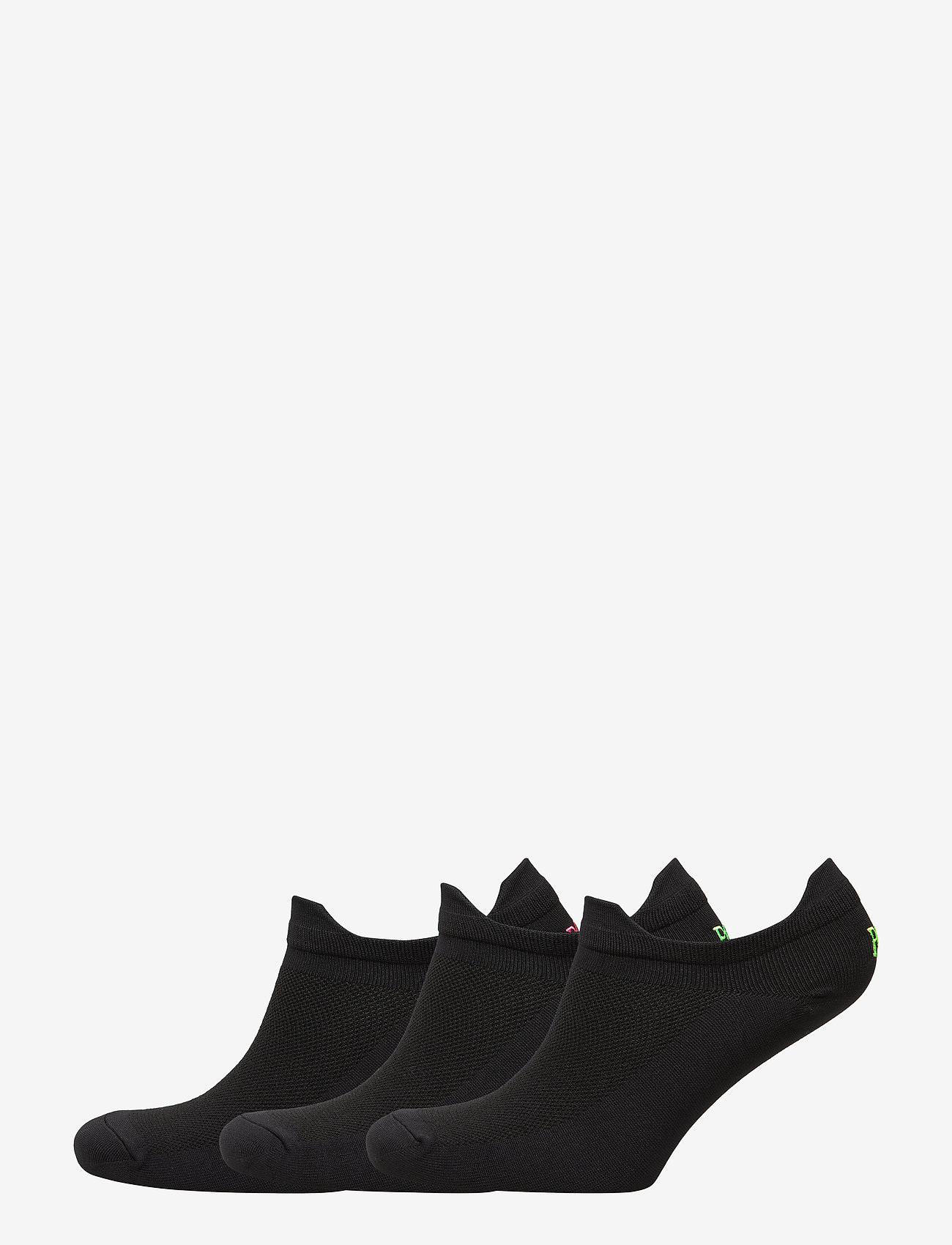 Polo Ralph Lauren - Double-Tab Sock 3-Pack - ankle socks - black - 0