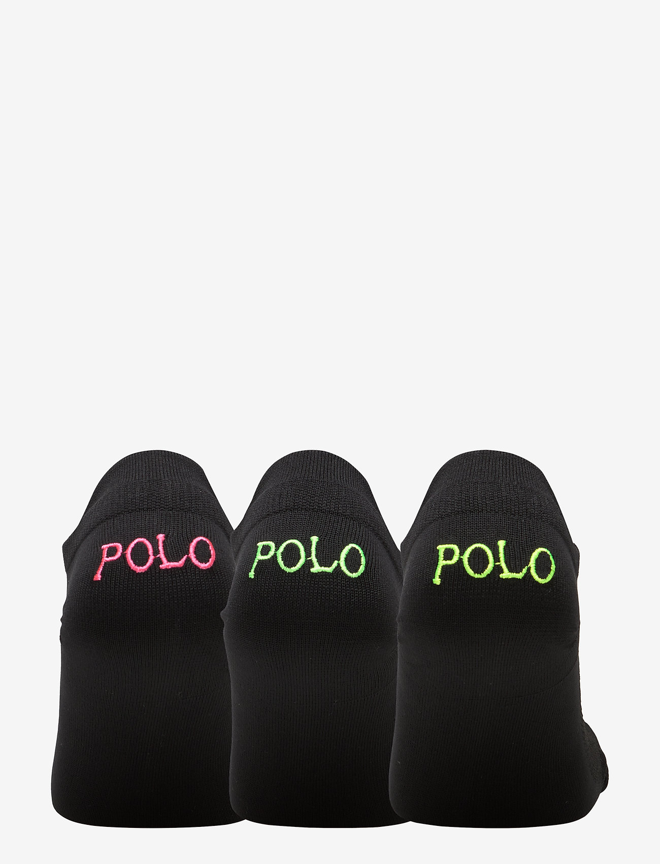 Polo Ralph Lauren - Double-Tab Sock 3-Pack - ankle socks - black - 1