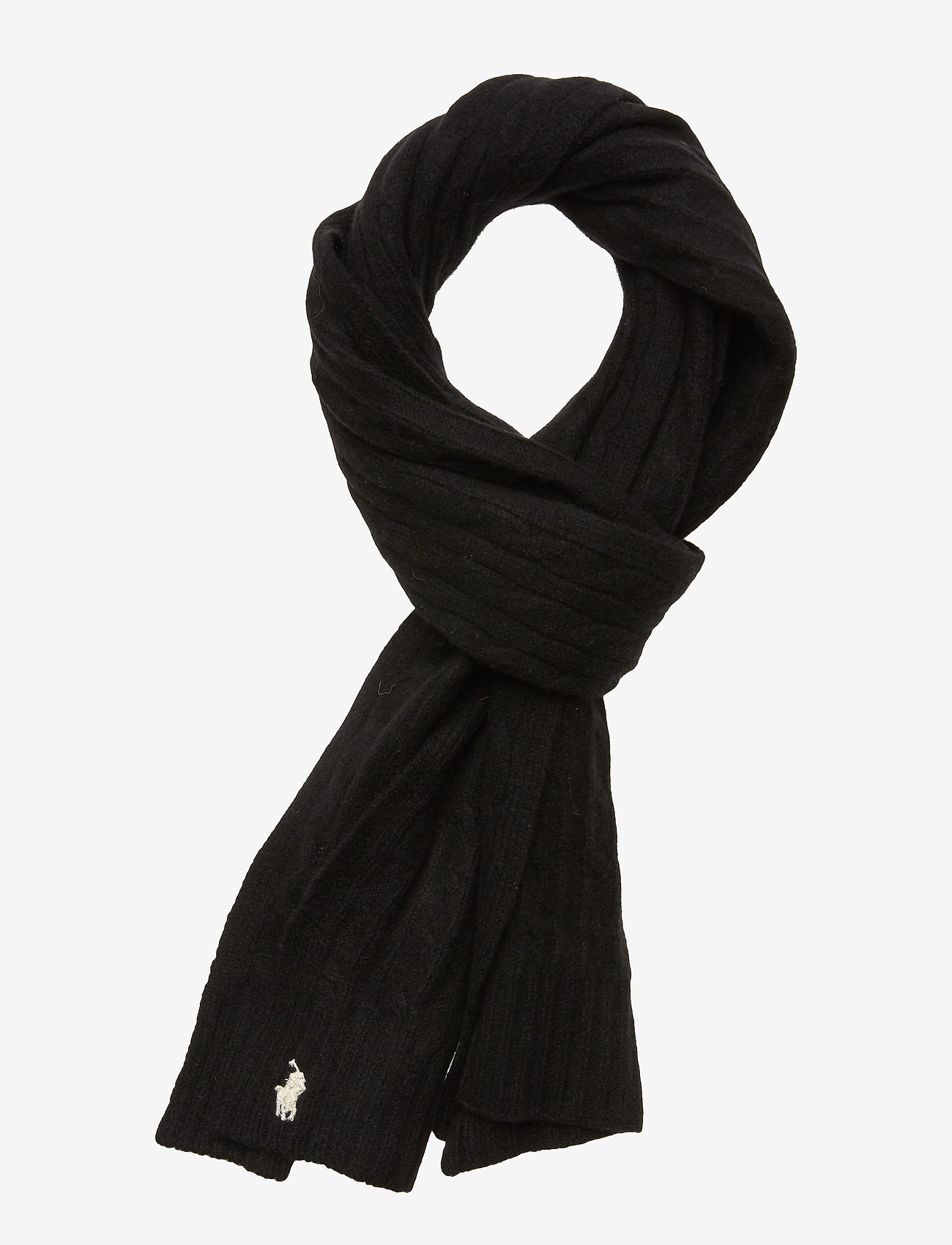Wool/cashmere-cable Scarf-obs (Polo 