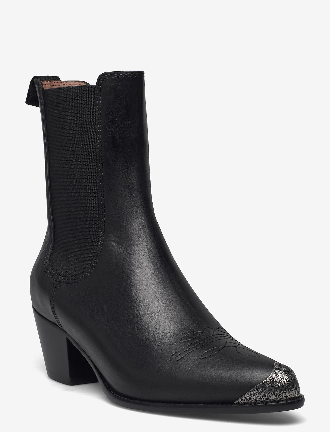 Polo Ralph Lauren - Leather Chelsea Toe Cap Boot - chelsea boots - black - 0