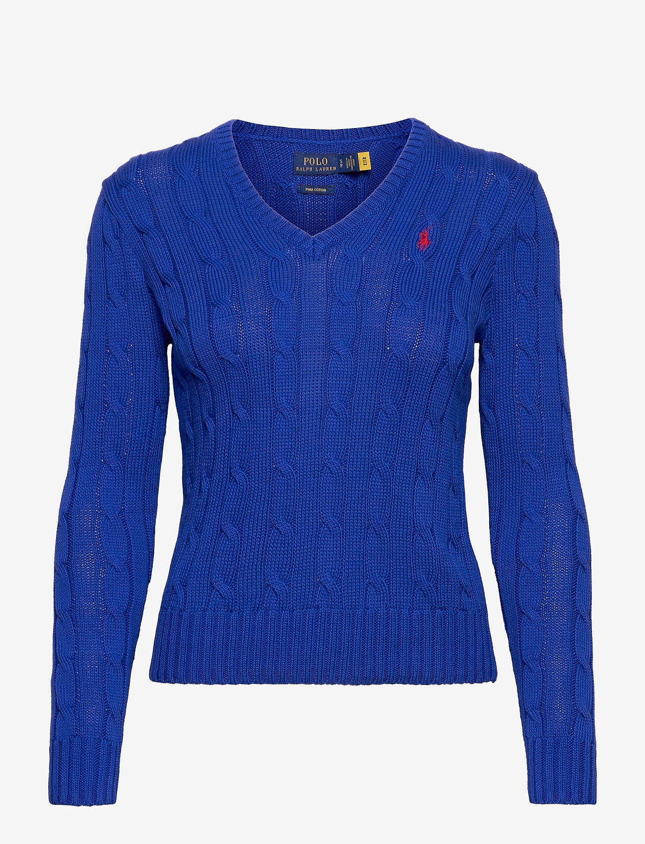 Svag Mystisk Literacy Polo Ralph Lauren Cable-knit V-neck Sweater - Trøjer | Boozt.com