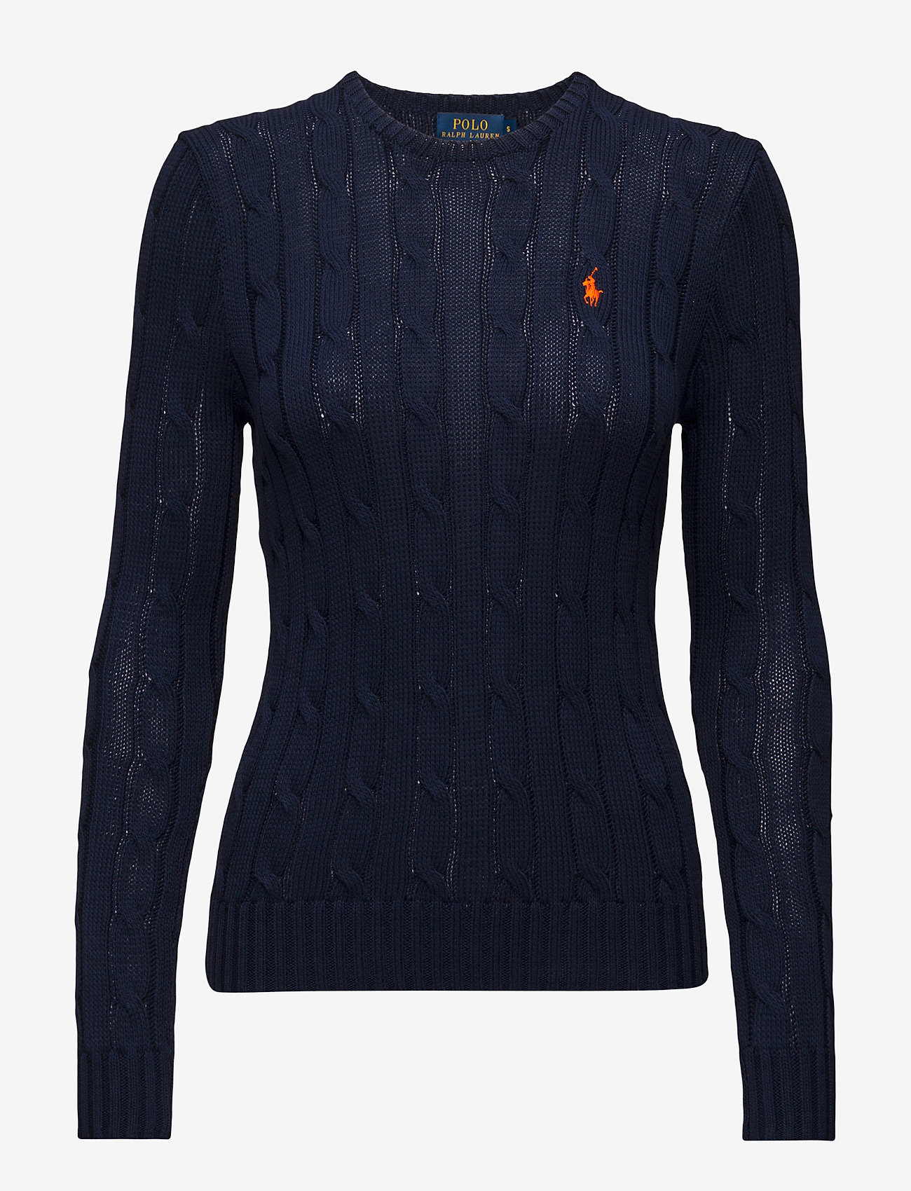 Polo Ralph Lauren - Cable-Knit Cotton Sweater - jumpers - hunter navy - 1