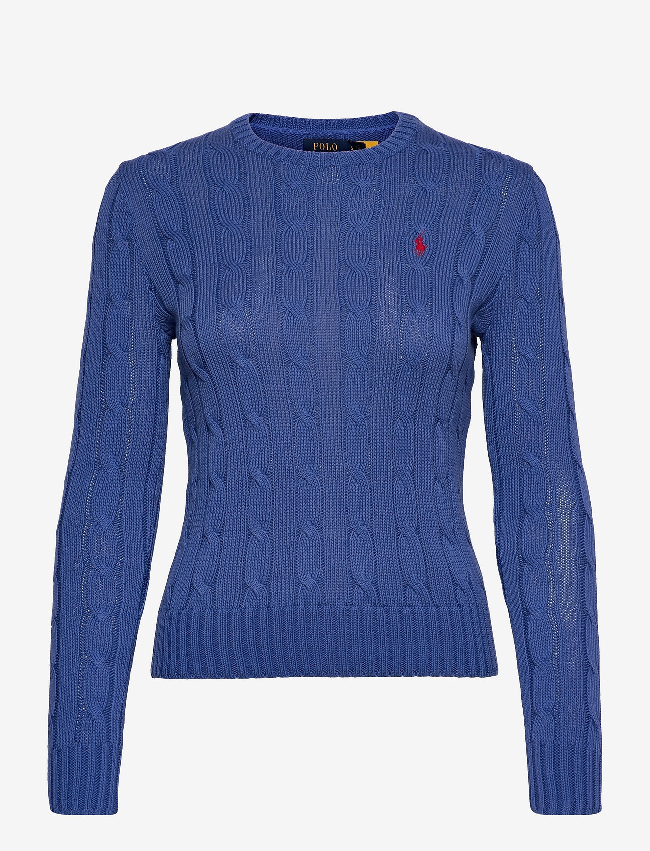 Polo Ralph Lauren - Cable-Knit Cotton Sweater - jumpers - liberty blue - 0