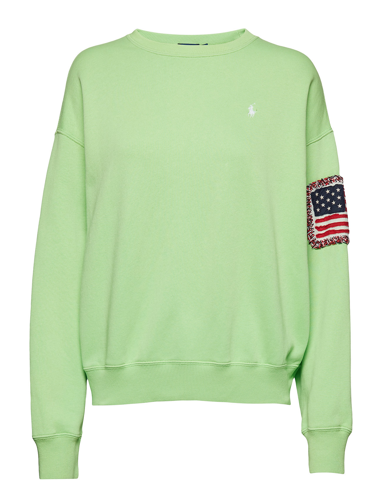 polo ralph lauren embroidered fleece pullover