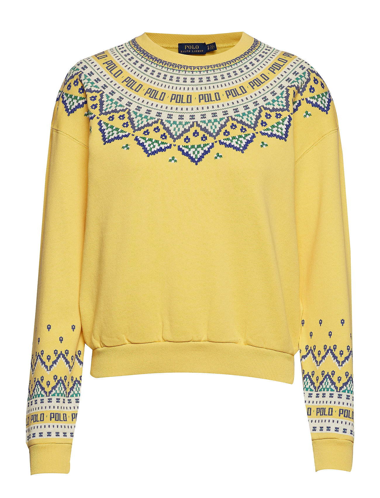 ralph lauren women's yellow sweater