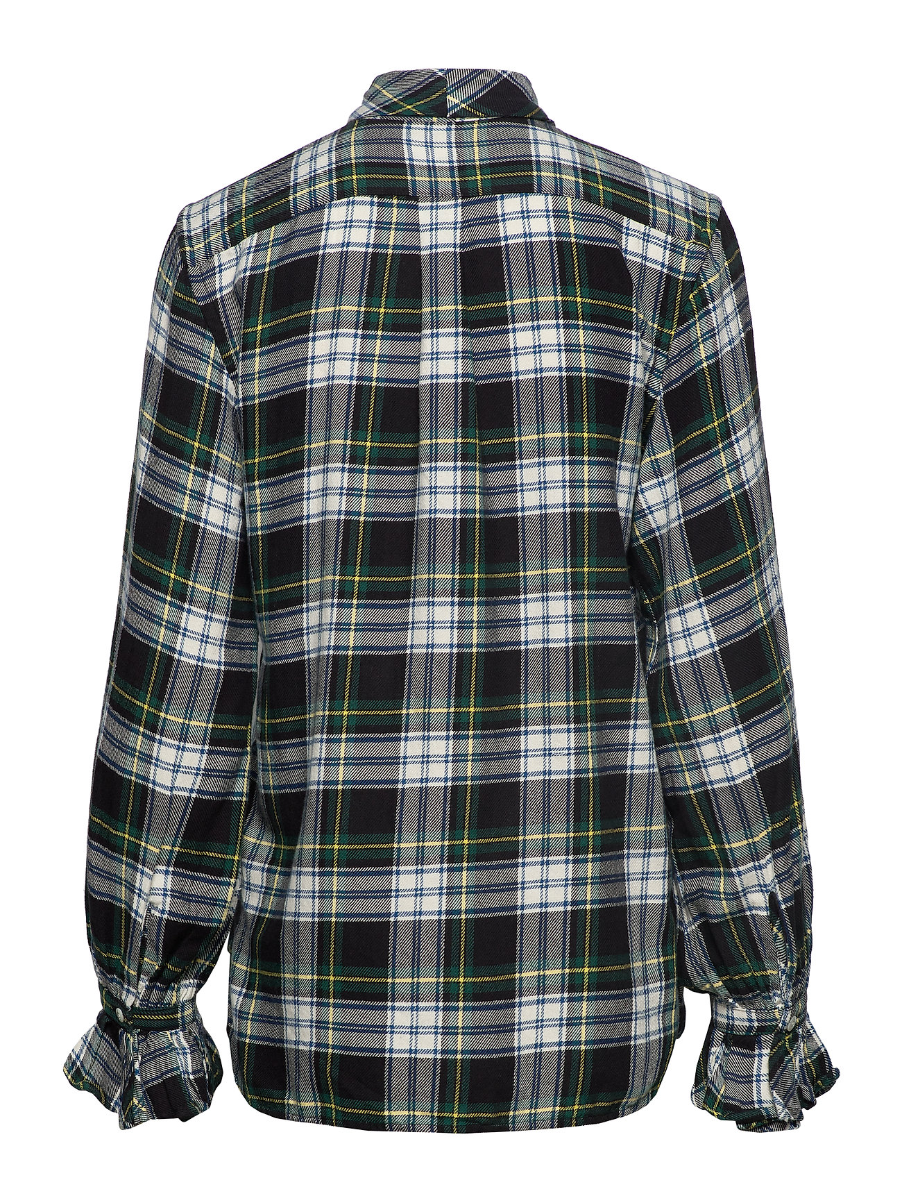 creamPolo Necktie Plaid Cotton Ralph Green Lauren Shirt406 dhsrtQ
