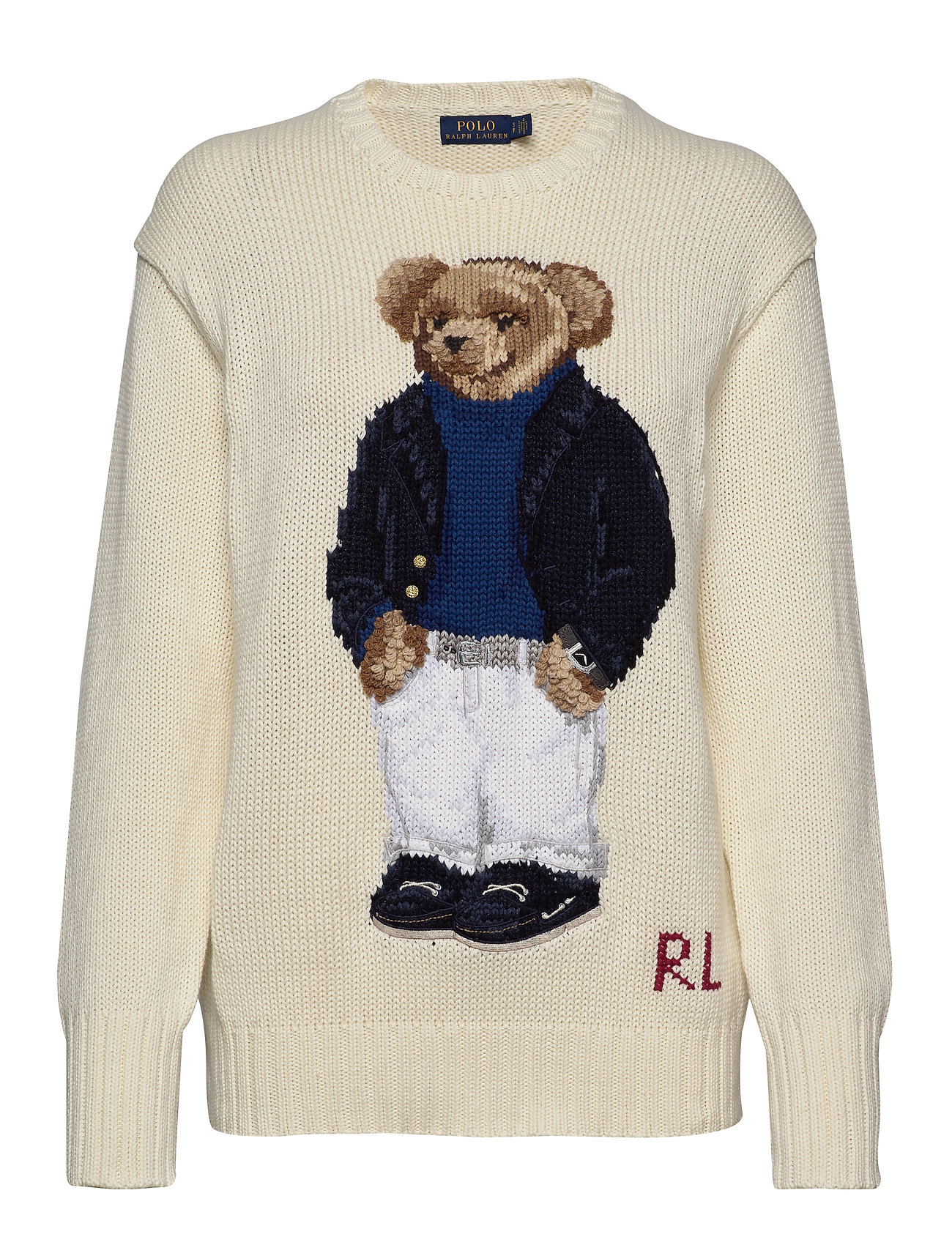 polo bear crewneck sweater