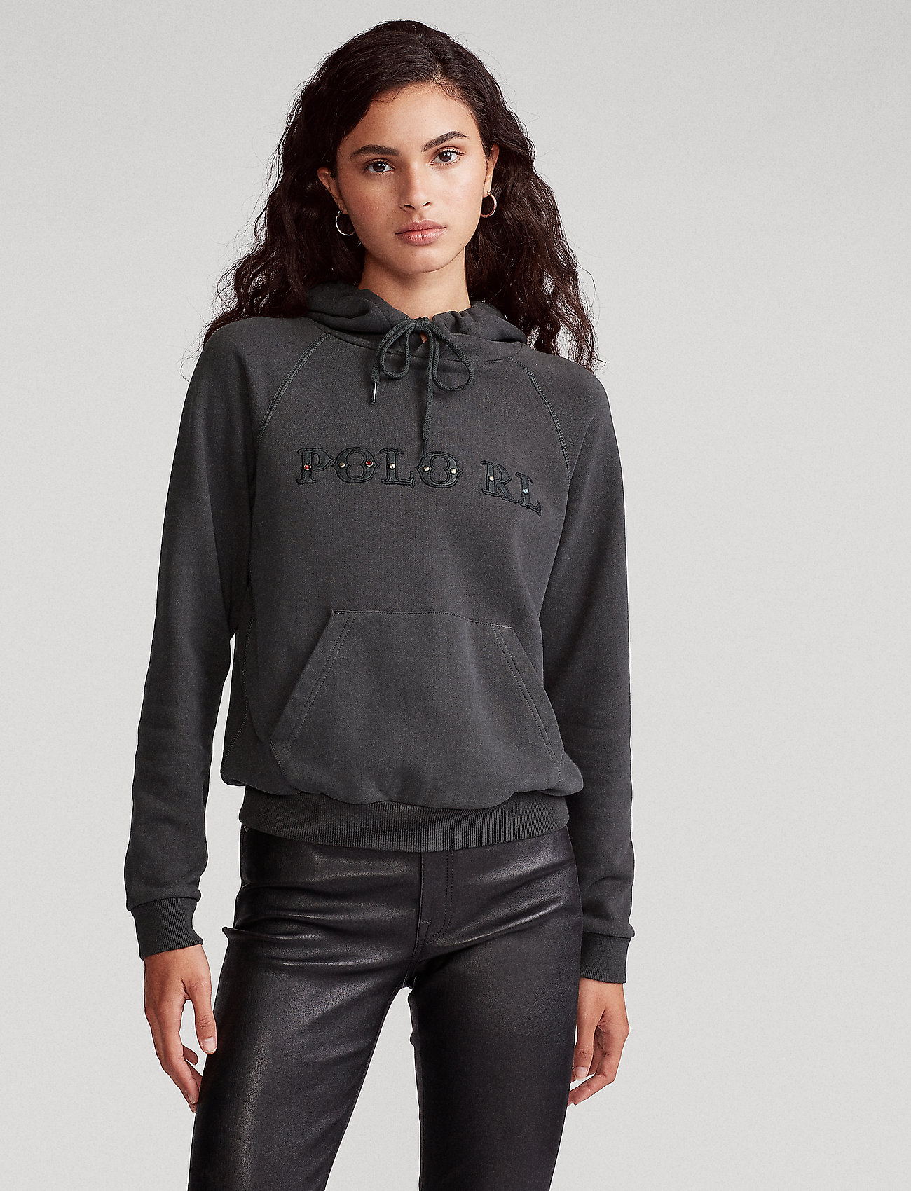 ralph lauren women's black hoodie