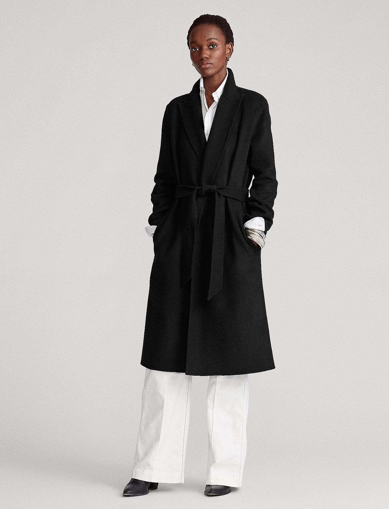 polo black coat