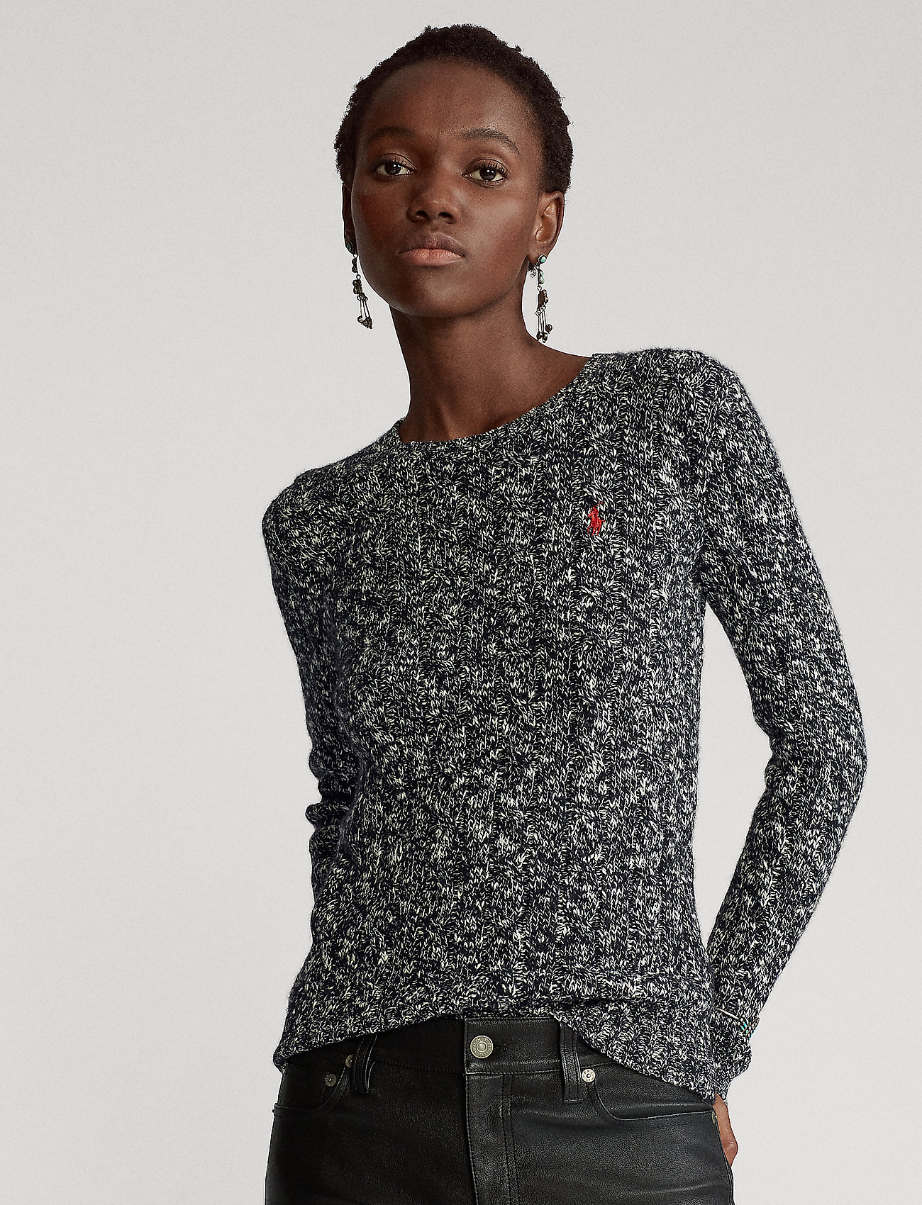 polo wool blend sweater
