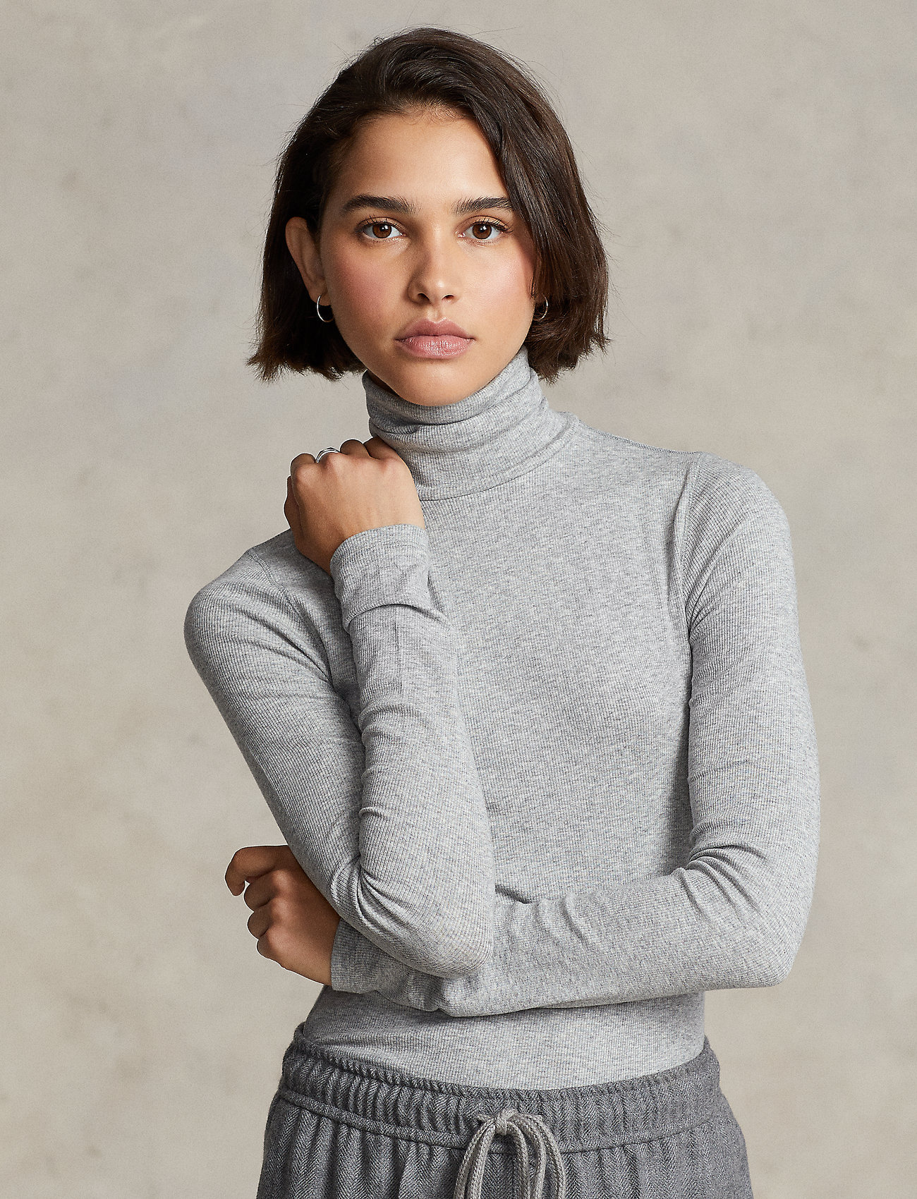 Polo Ralph Lauren Stretch Ribbed Turtleneck - Long-sleeved tops 