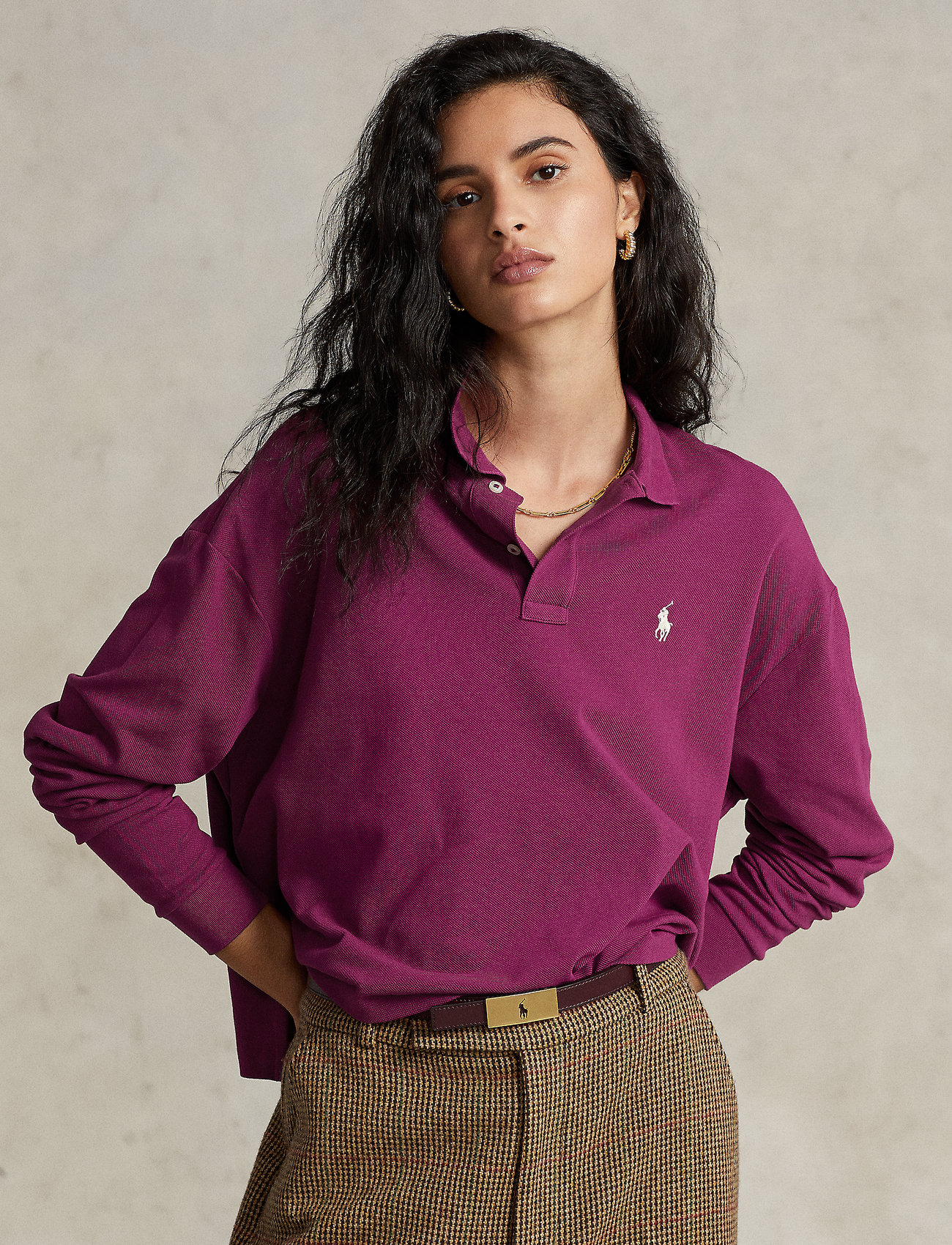 Polo Ralph Lauren Cotton Cropped Polo Shirt - Polo Shirts 