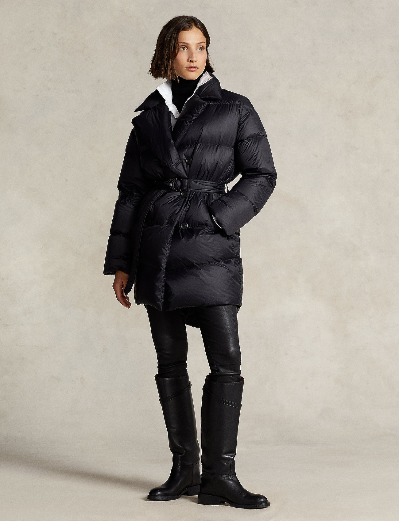 Polo Ralph Lauren Water-repellent Belted Down Coat - 599 €. Buy Padded Coats  from Polo Ralph Lauren online at . Fast delivery and easy returns