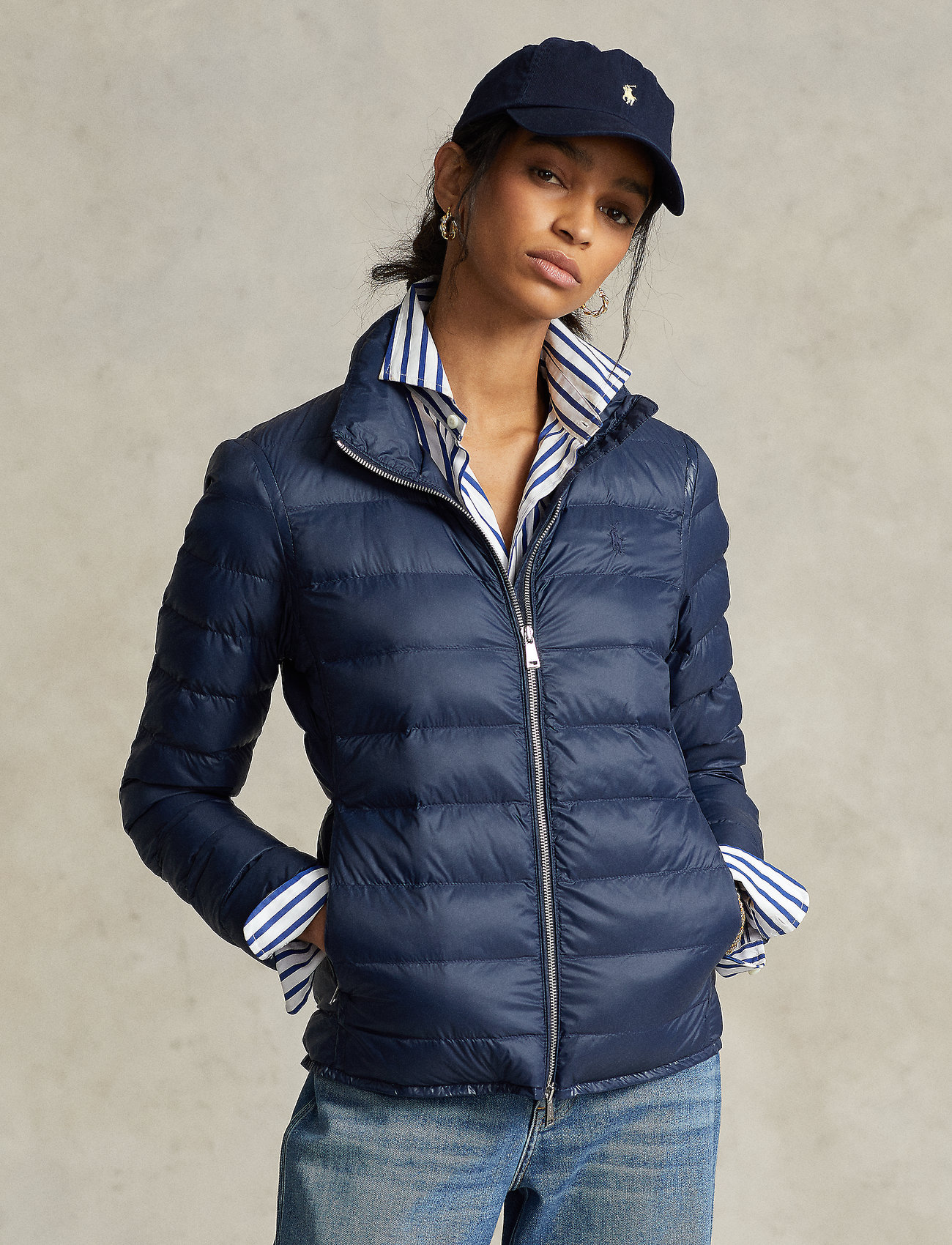 Polo Ralph Lauren Packable Quilted Taffeta Jacket  €. Buy Down- & padded  jackets from Polo Ralph Lauren online at . Fast delivery and easy  returns