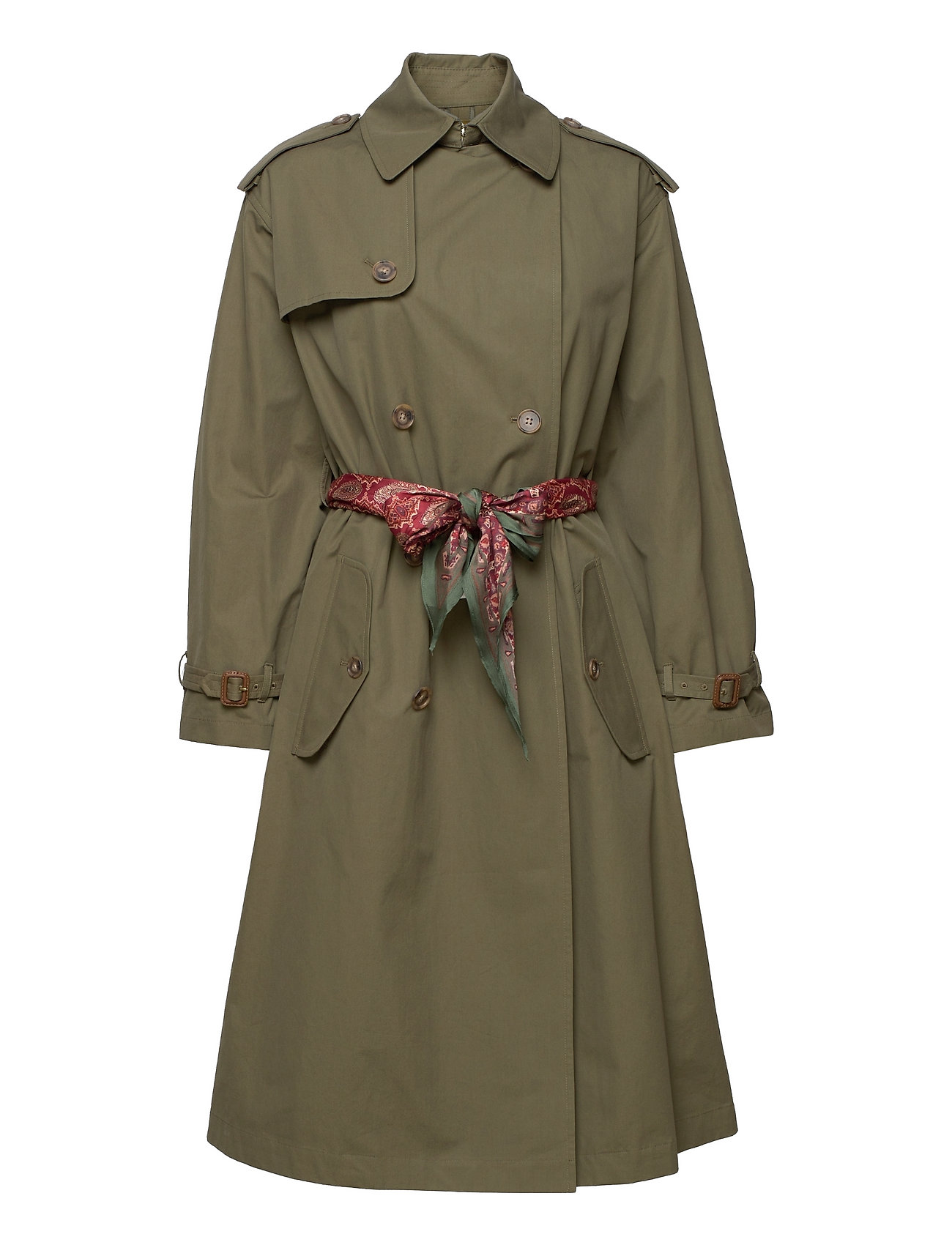 Polo Ralph Lauren Scarf-belt Poplin Trench Coat - 499 €. Buy Trench coats  from Polo Ralph Lauren online at . Fast delivery and easy returns