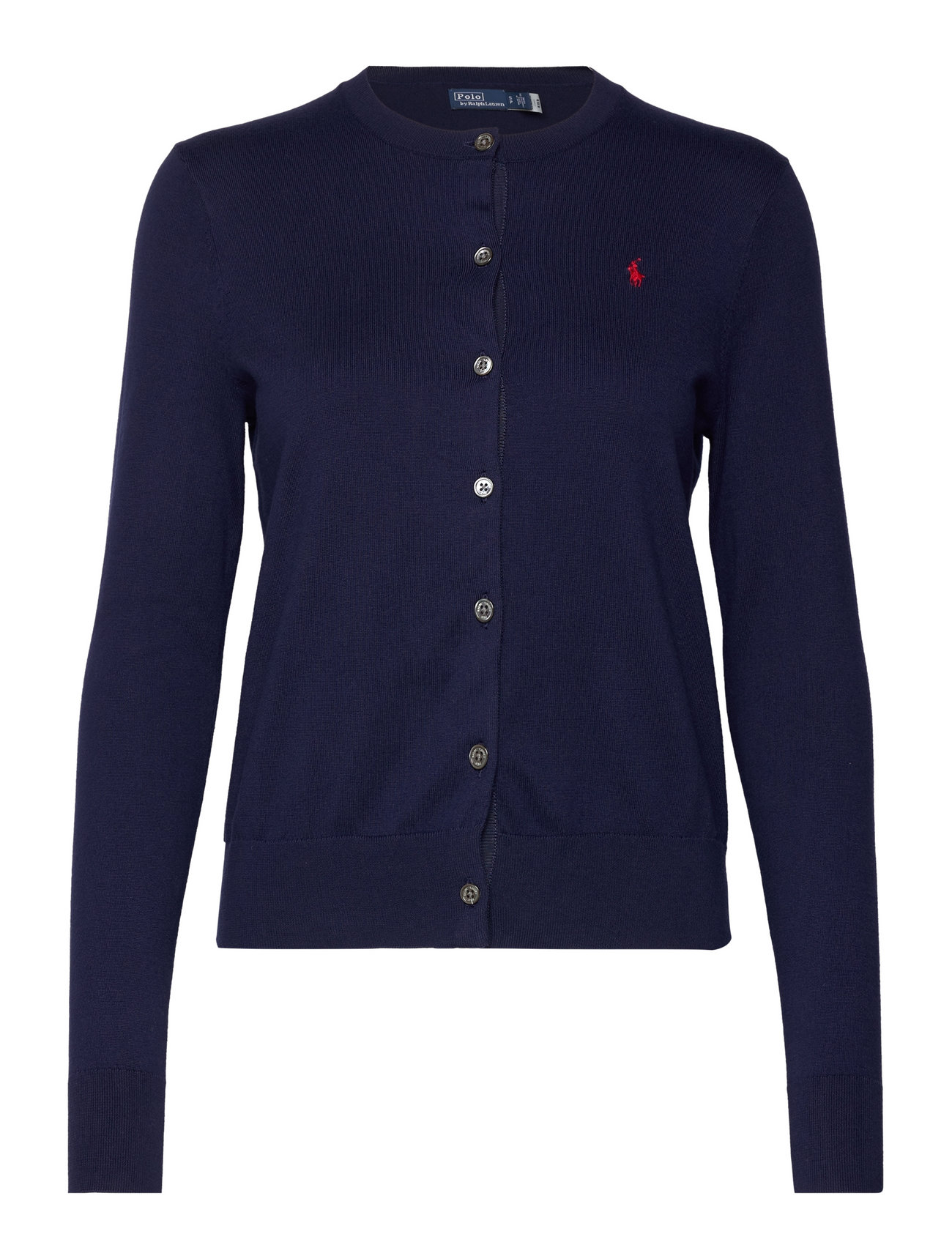 Polo Ralph Lauren Cotton-Blend Cardigan Marinblå