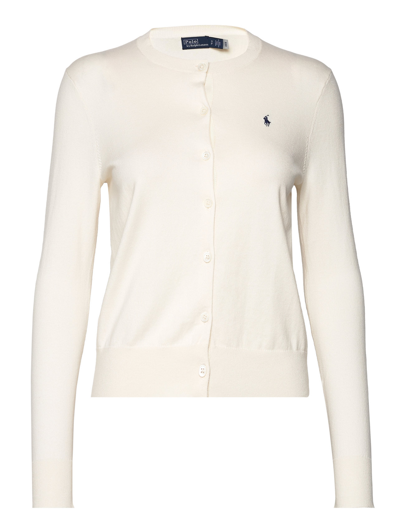 Polo Ralph Lauren Cotton-Blend Cardigan Kräm