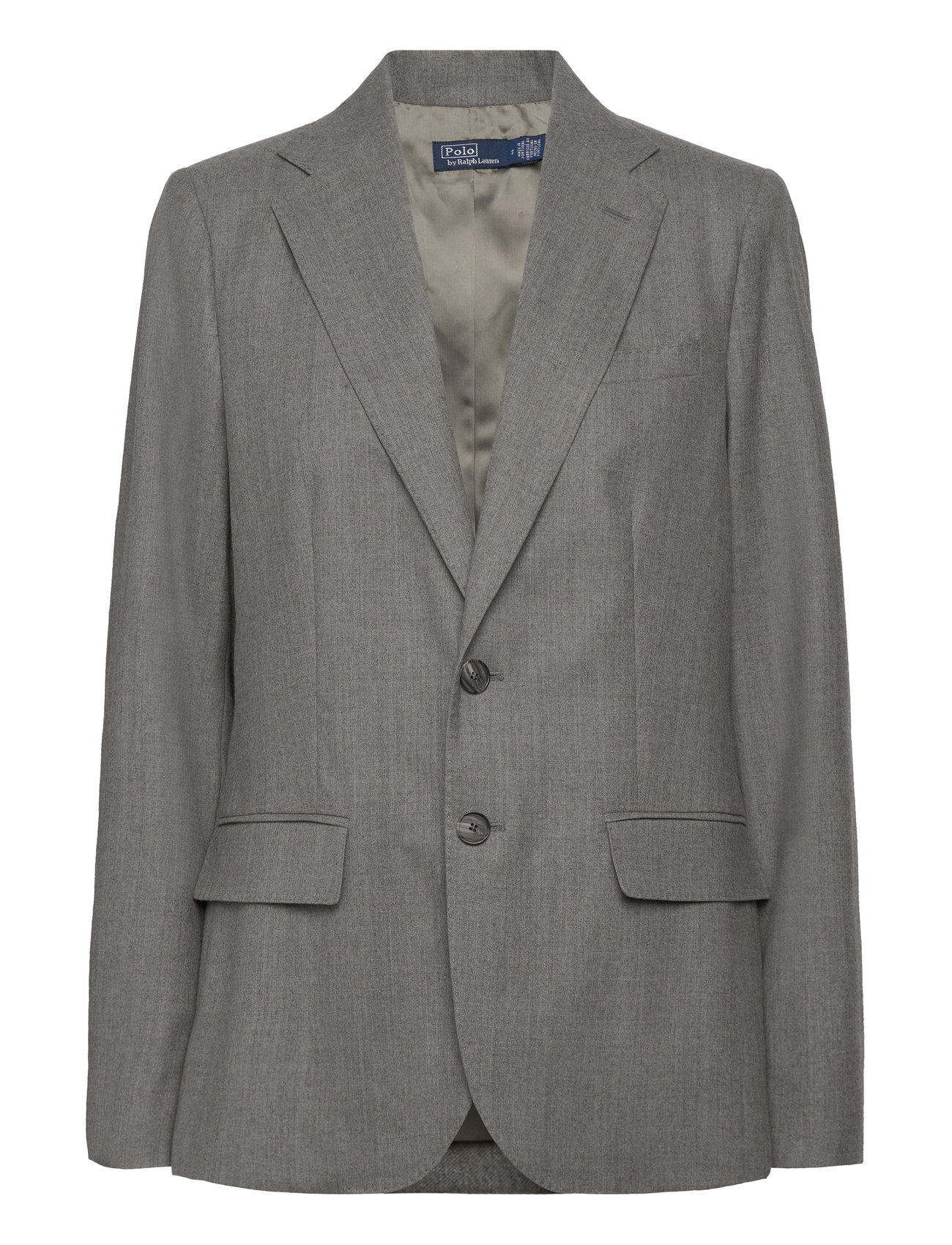 Stretch-Wool Flannel Blazer Grey Polo Ralph Lauren