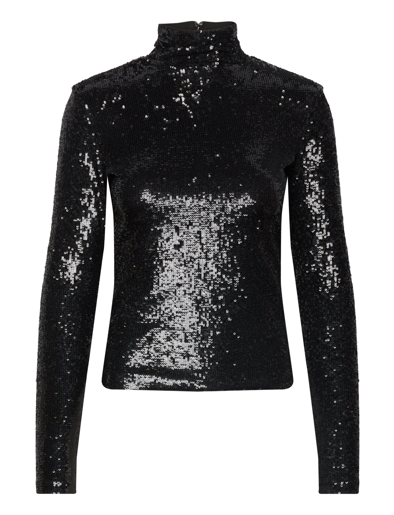 Sparkly turtleneck shop top