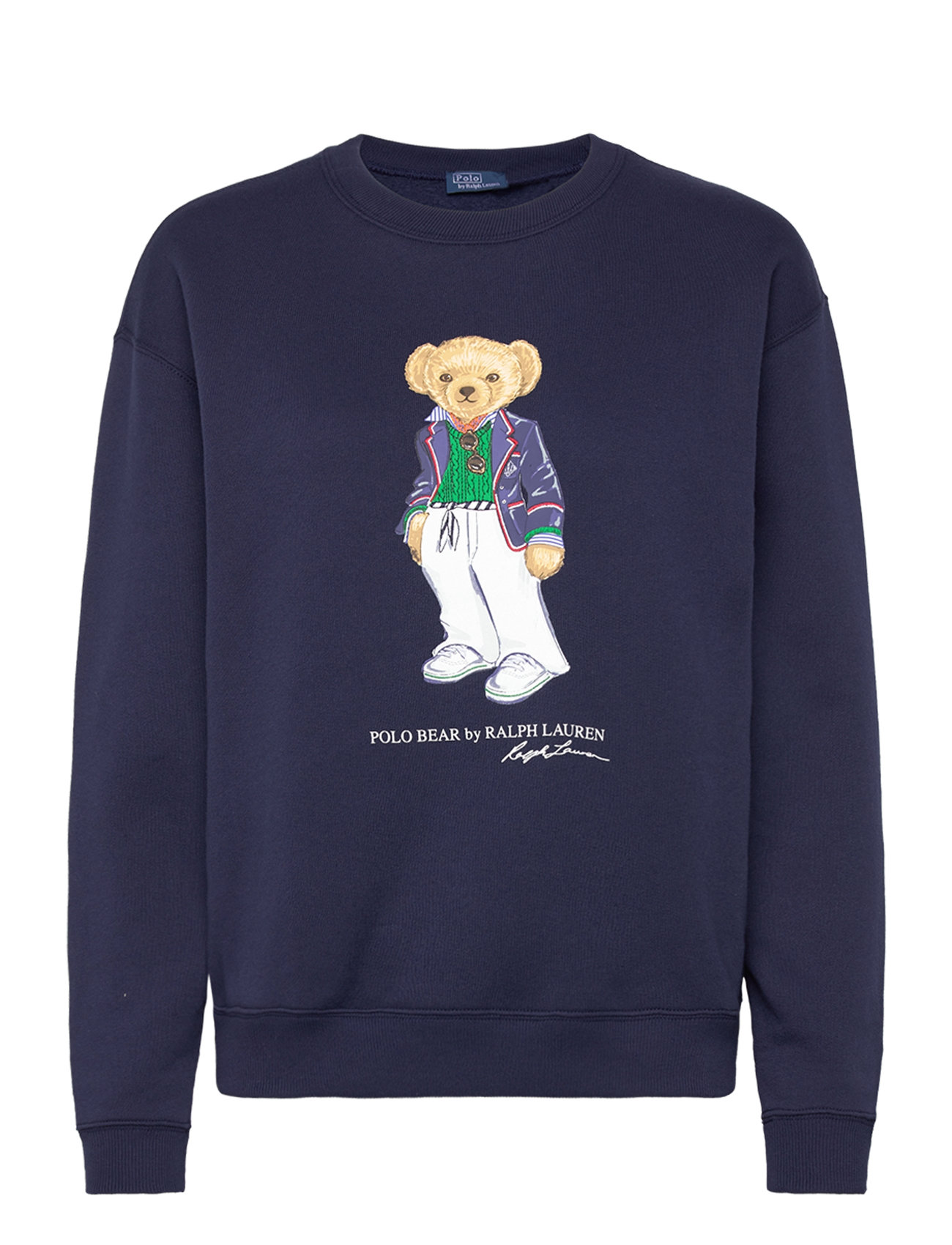 Polo Bear Fleece Sweatshirt Tops Sweat-shirts & Hoodies Sweat-shirts Navy Polo Ralph Lauren