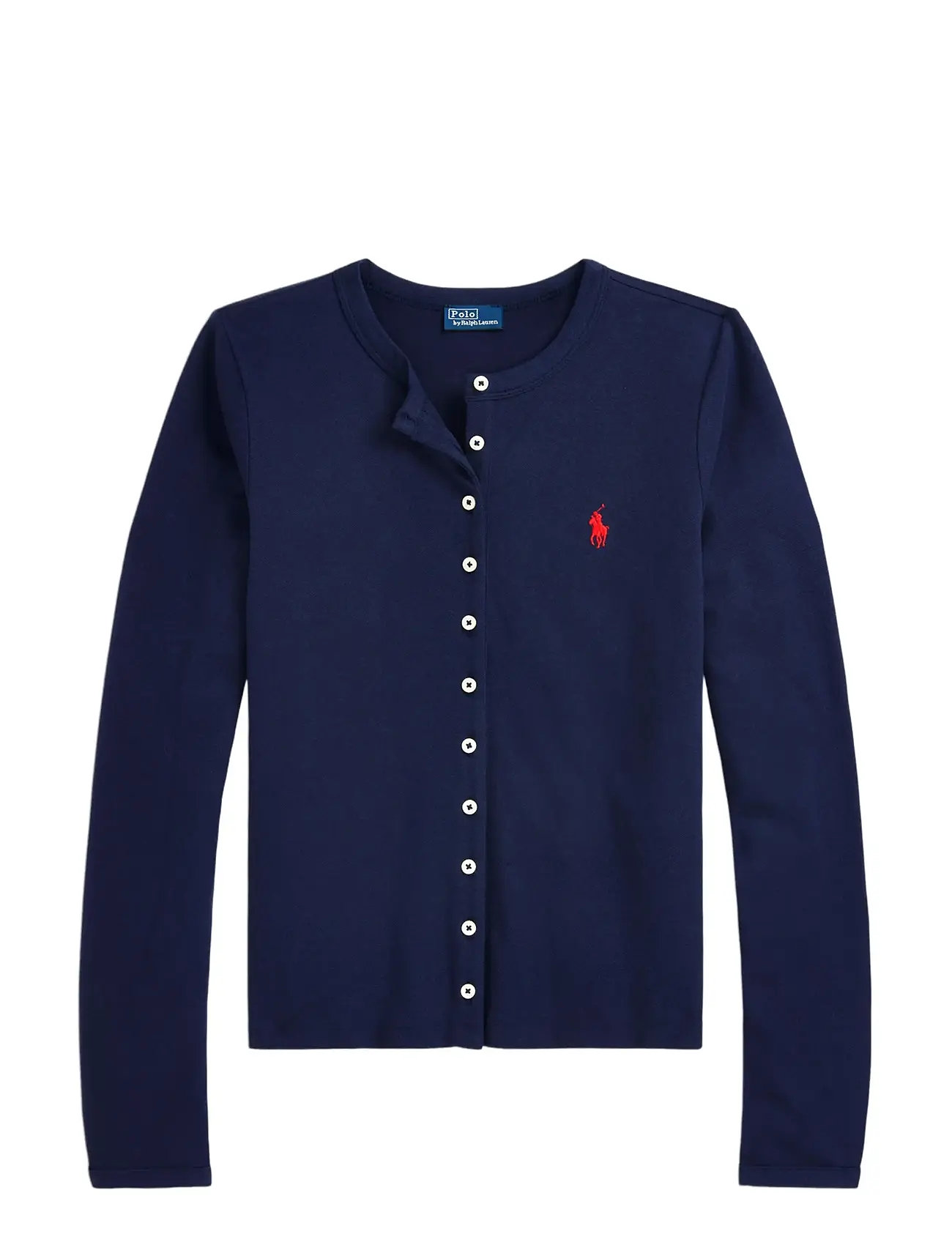 Polo Ralph Lauren ピマカーディガン S ネイビー Polo Ralph Lauren Stretch Mesh Cotton Crewneck Cardigan