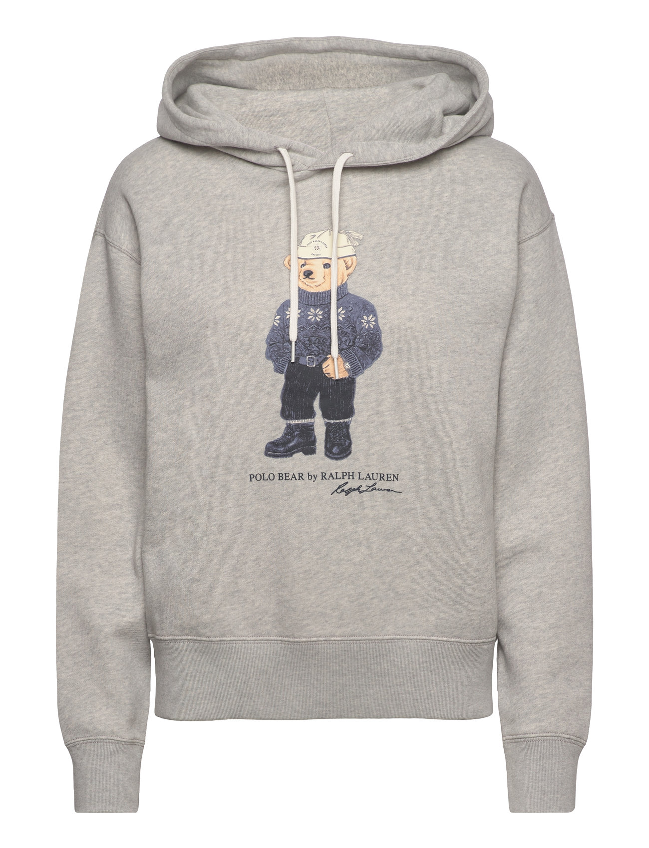 Polo Ralph Lauren Polo Bear Cotton-Blend Hoodie Grå