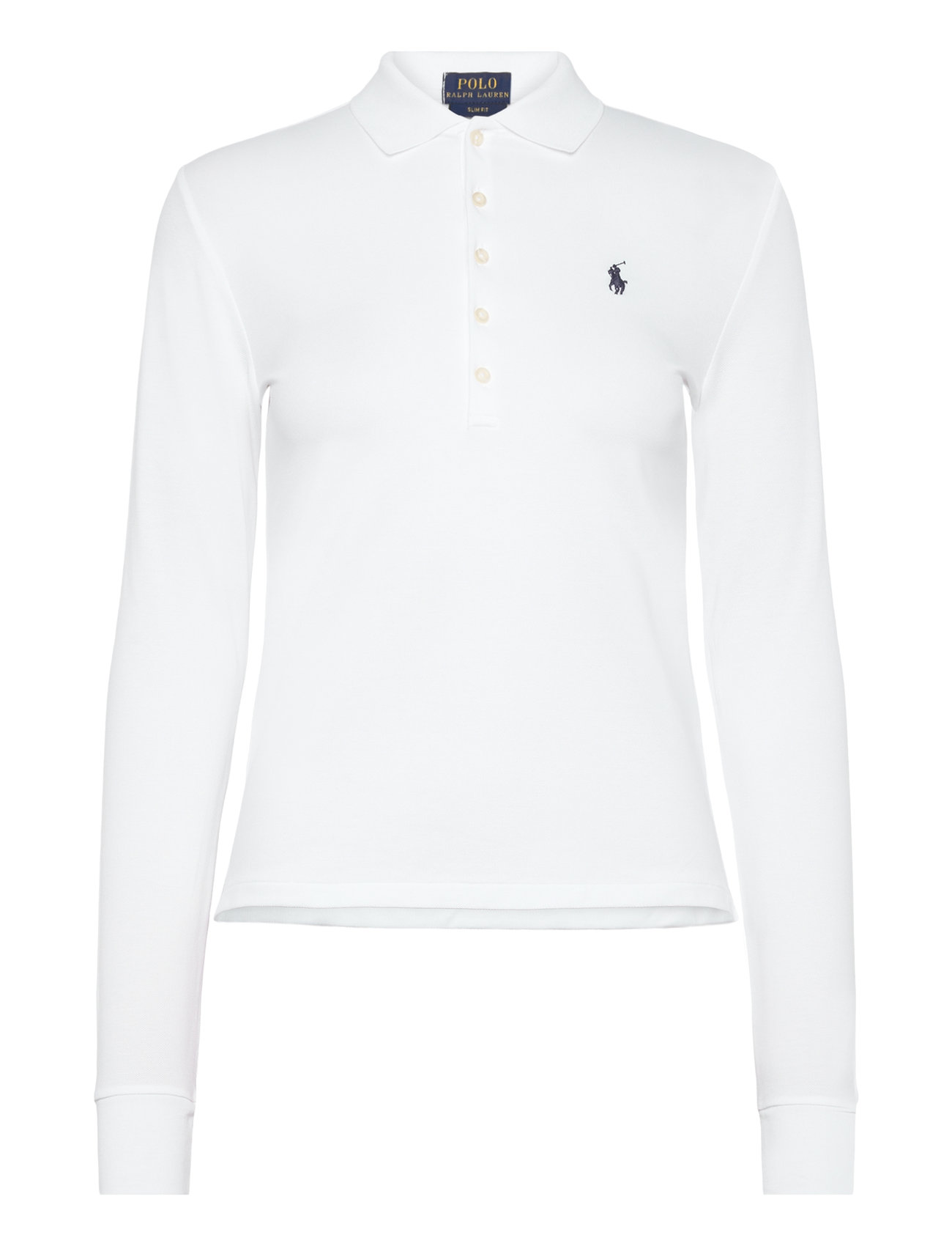 Slim Fit Stretch Polo Shirt White Polo Ralph Lauren