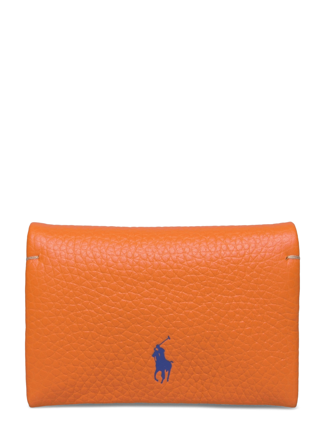 Polo Ralph Lauren Polo Play Leather Snap Card Case, One Size, Orange, Kortholdere & Punge > Punge, Dame