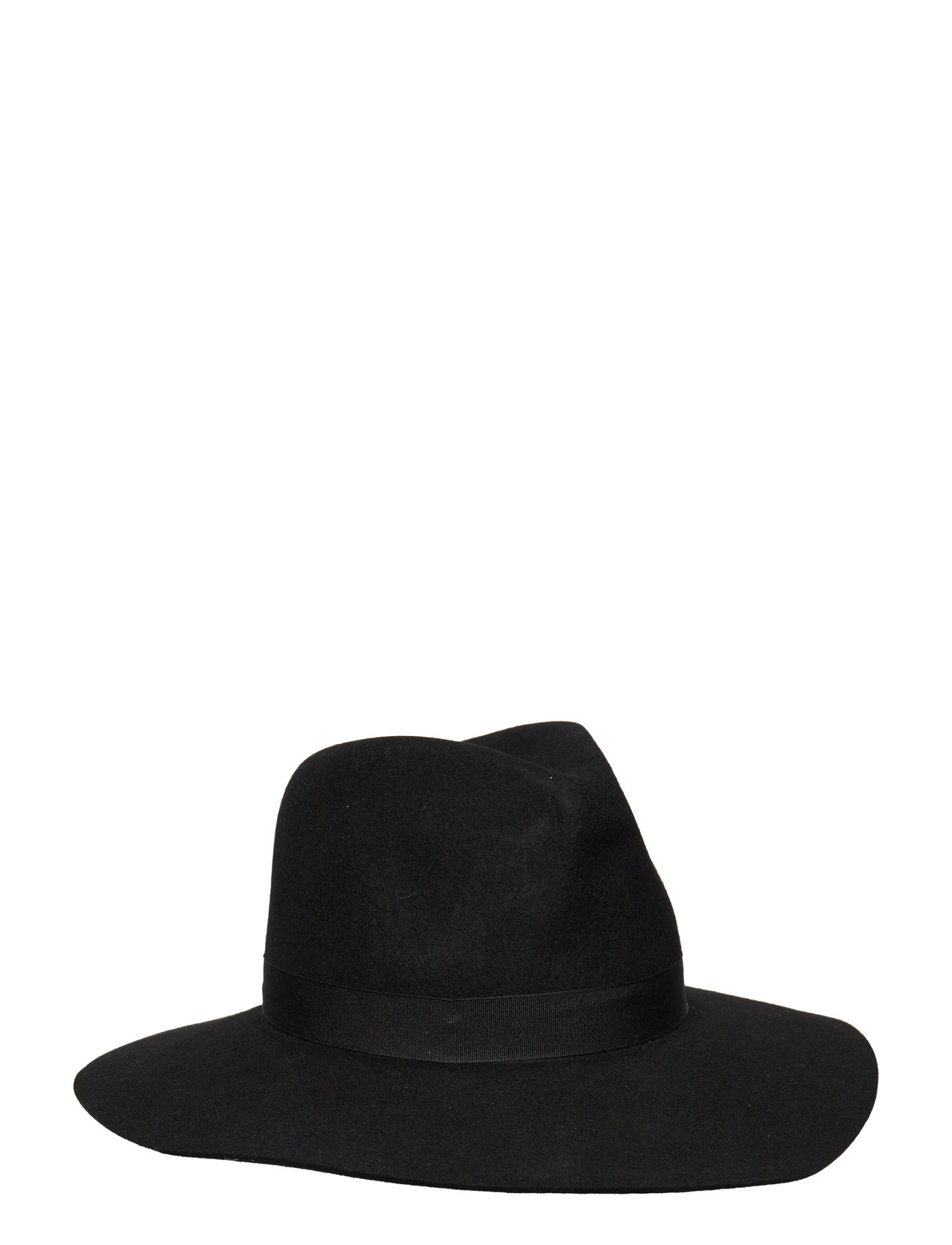 Logo Wool Fedora Accessories Headwear Hats Black Polo Ralph Lauren