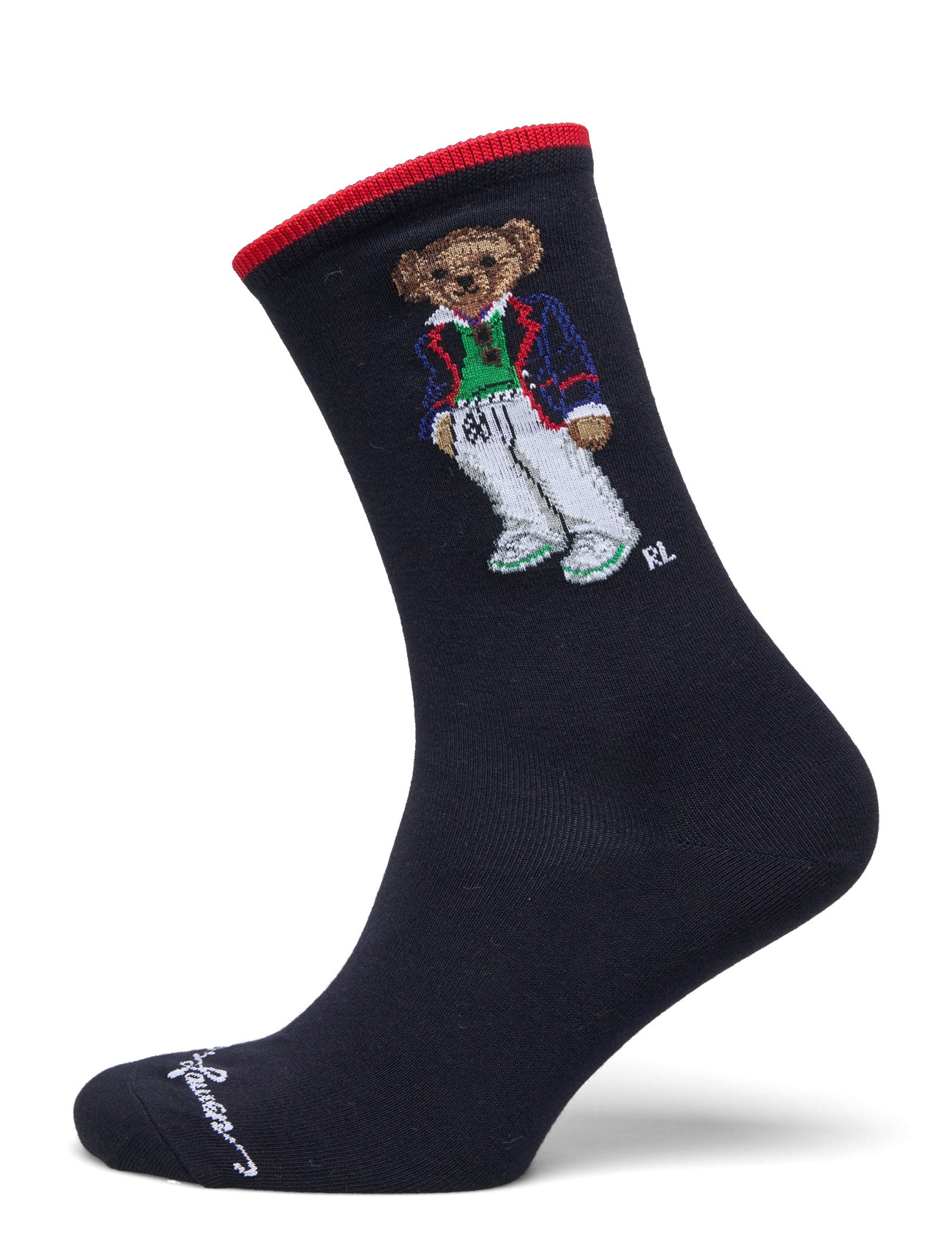 Polo Bear Crew Socks Lingerie Socks Regular Socks Navy Polo Ralph Lauren