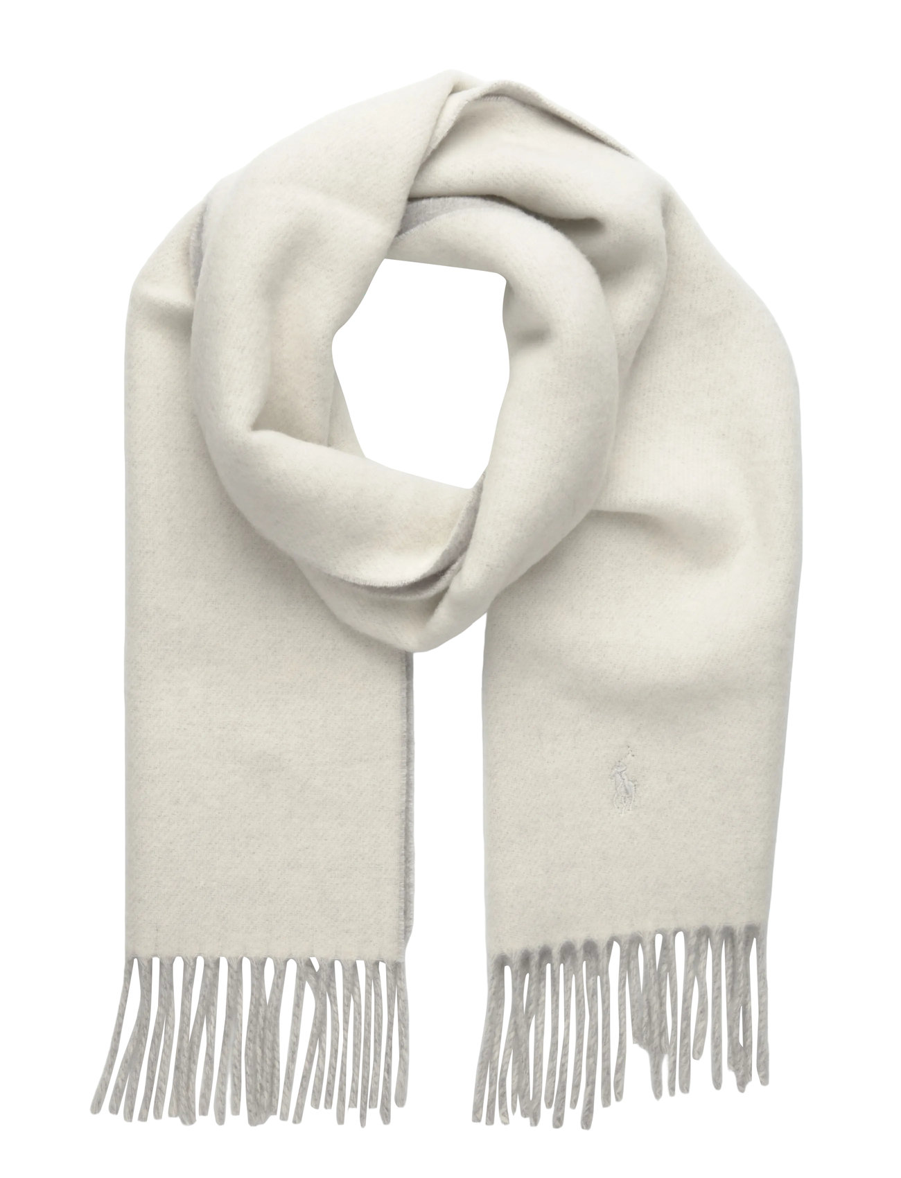 Polo Ralph Lauren Fringe-trim Wool Scarf (PRW455954371) - Winter