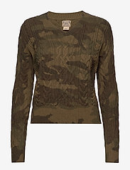 polo ralph lauren camo sweater