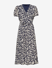 ralph lauren floral wrap dress